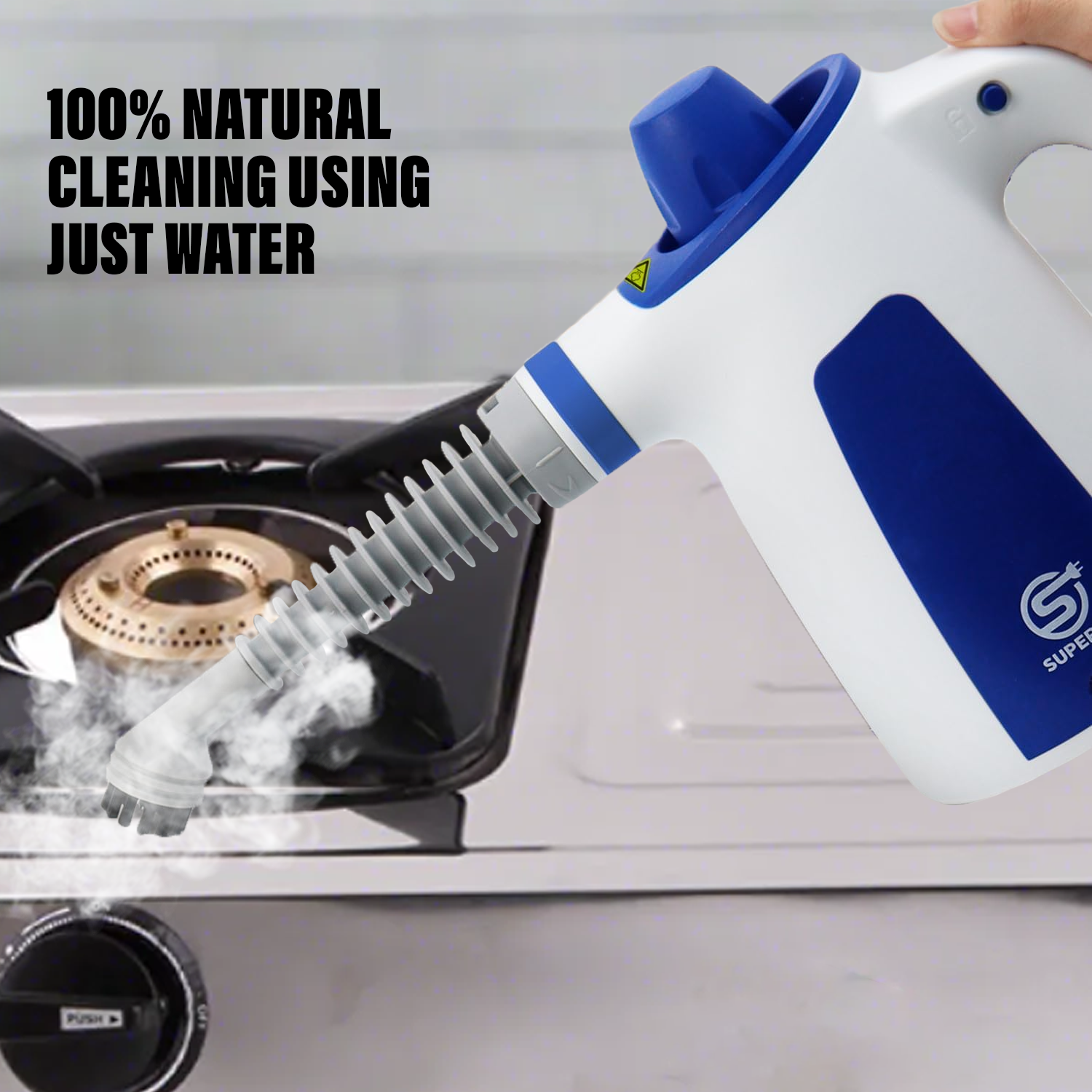 Steam cleaner for windows, tiles, and grout
