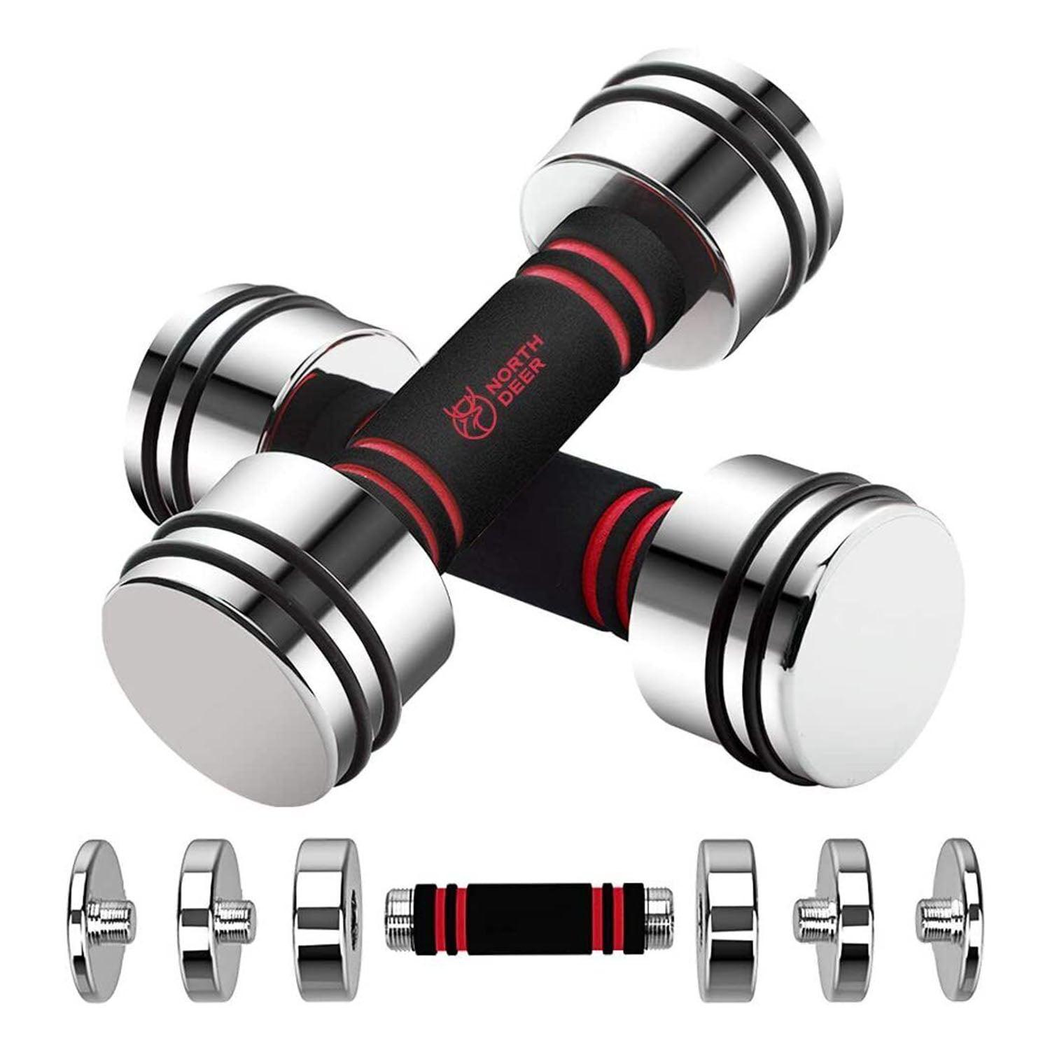 Stainless Steel Adjustable Dumbbells