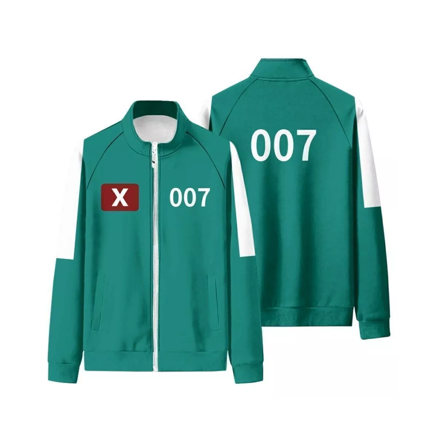 Squid Game Tracksuit – Green Player Uniform Costume for Cosplay, Halloween & Parties