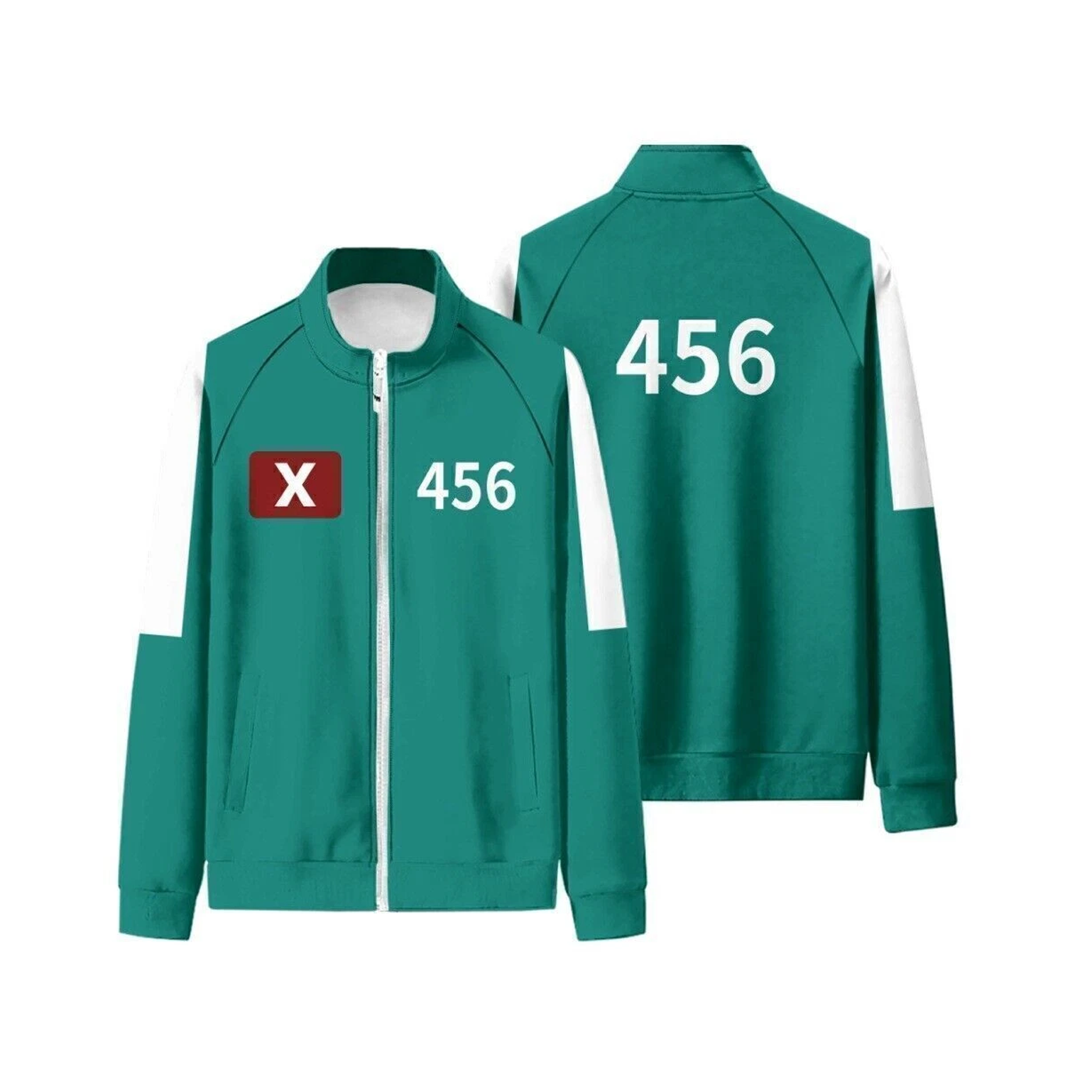 Squid Game Tracksuit – Green Player Uniform Costume for Cosplay, Halloween & Parties