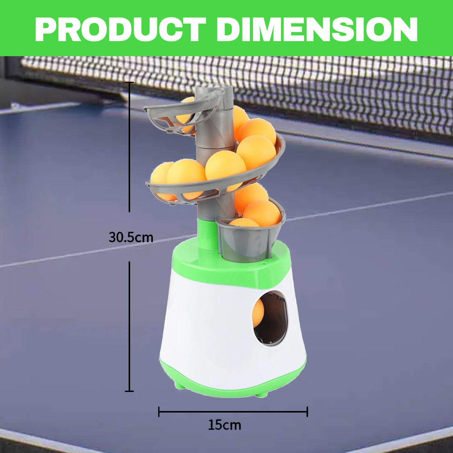 Table tennis robot machine for solo practice