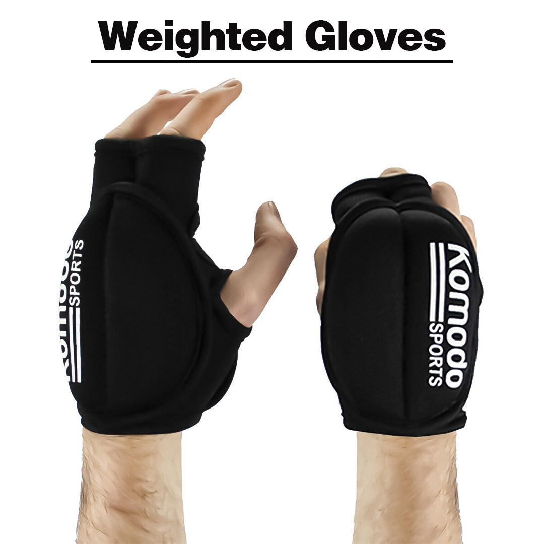 weighted training gloves