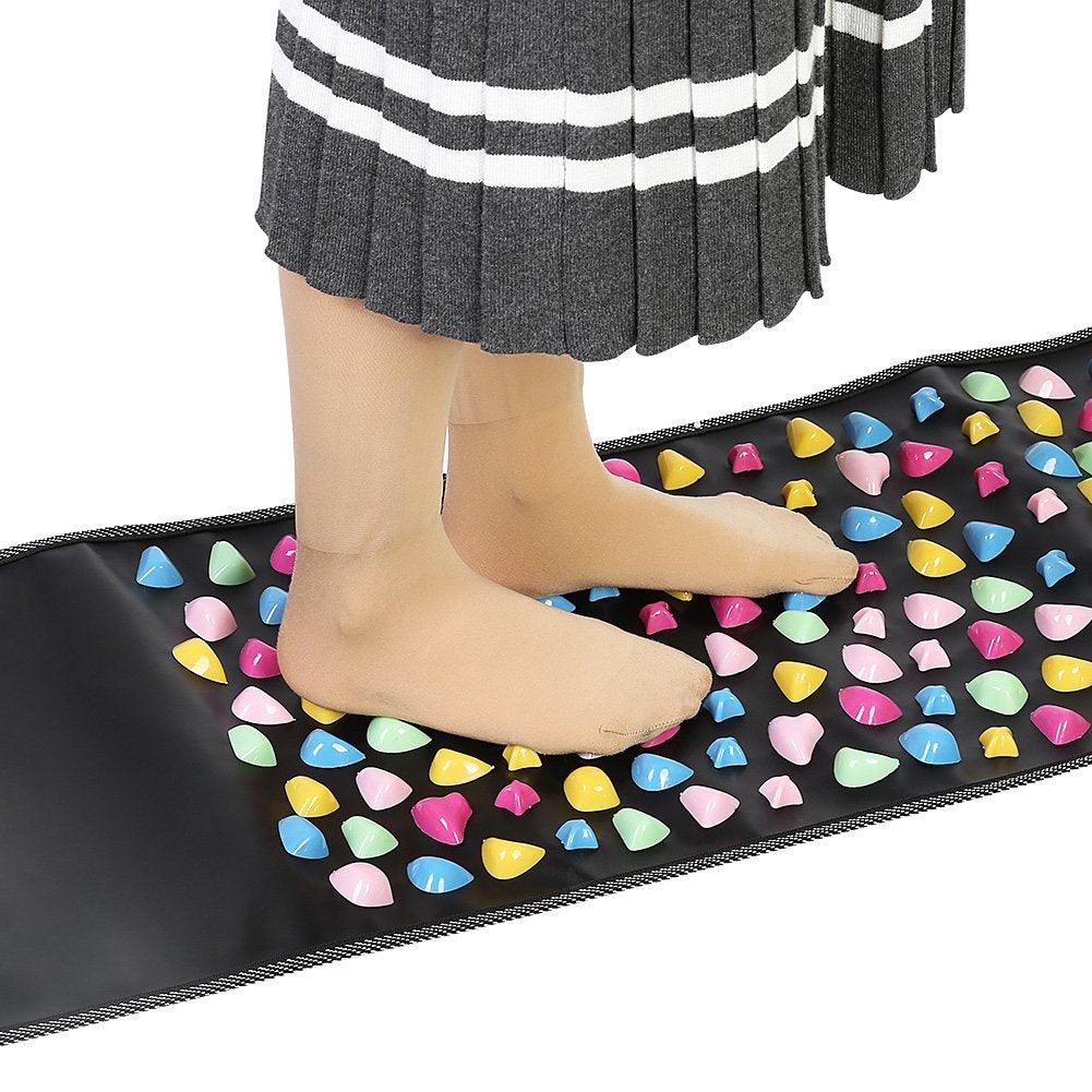 Reflexology Foot Massage Mat - Massager Home Comfortable Massage Cushion Gravel Road Massage Mat