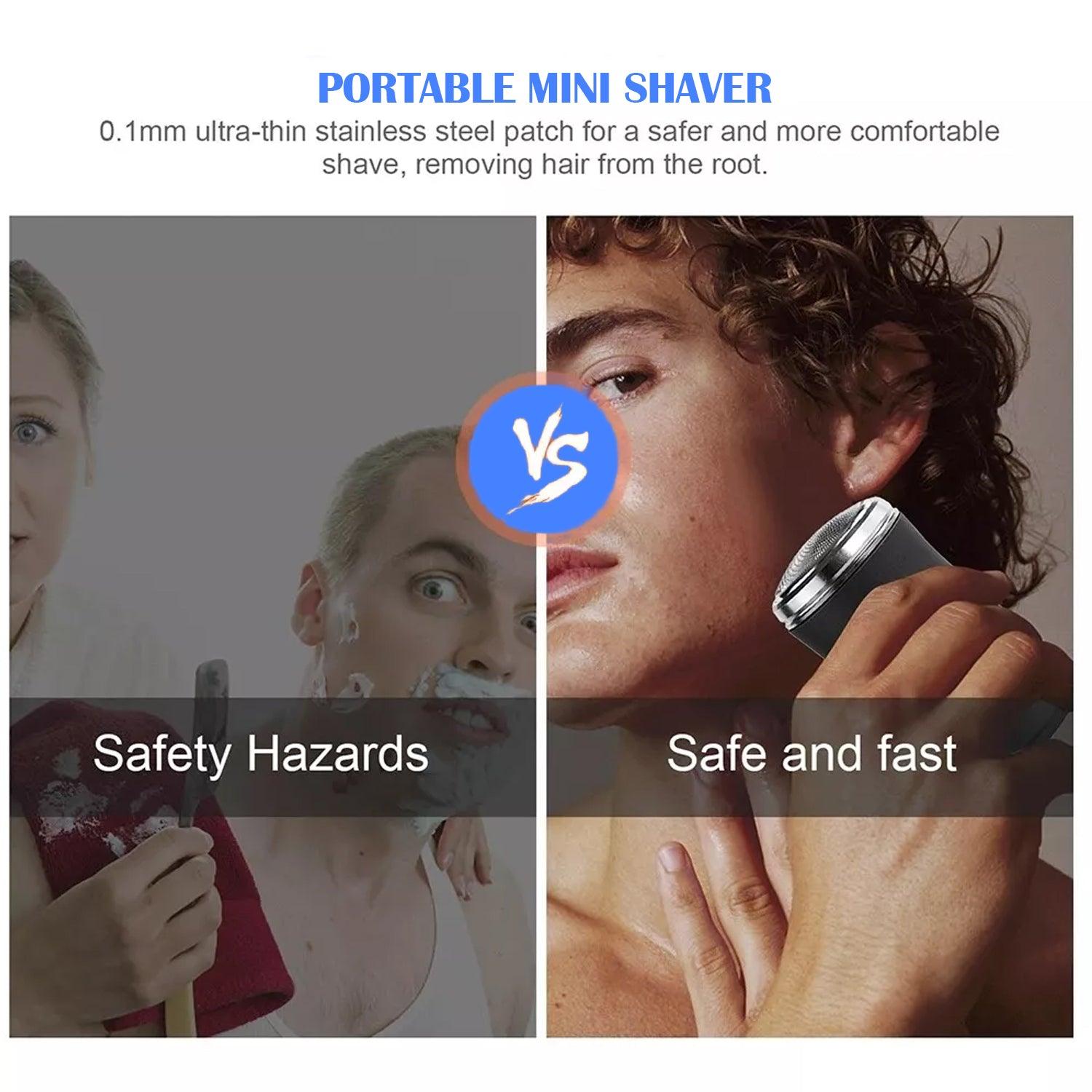 Waterproof mini electric shaver for wet & dry