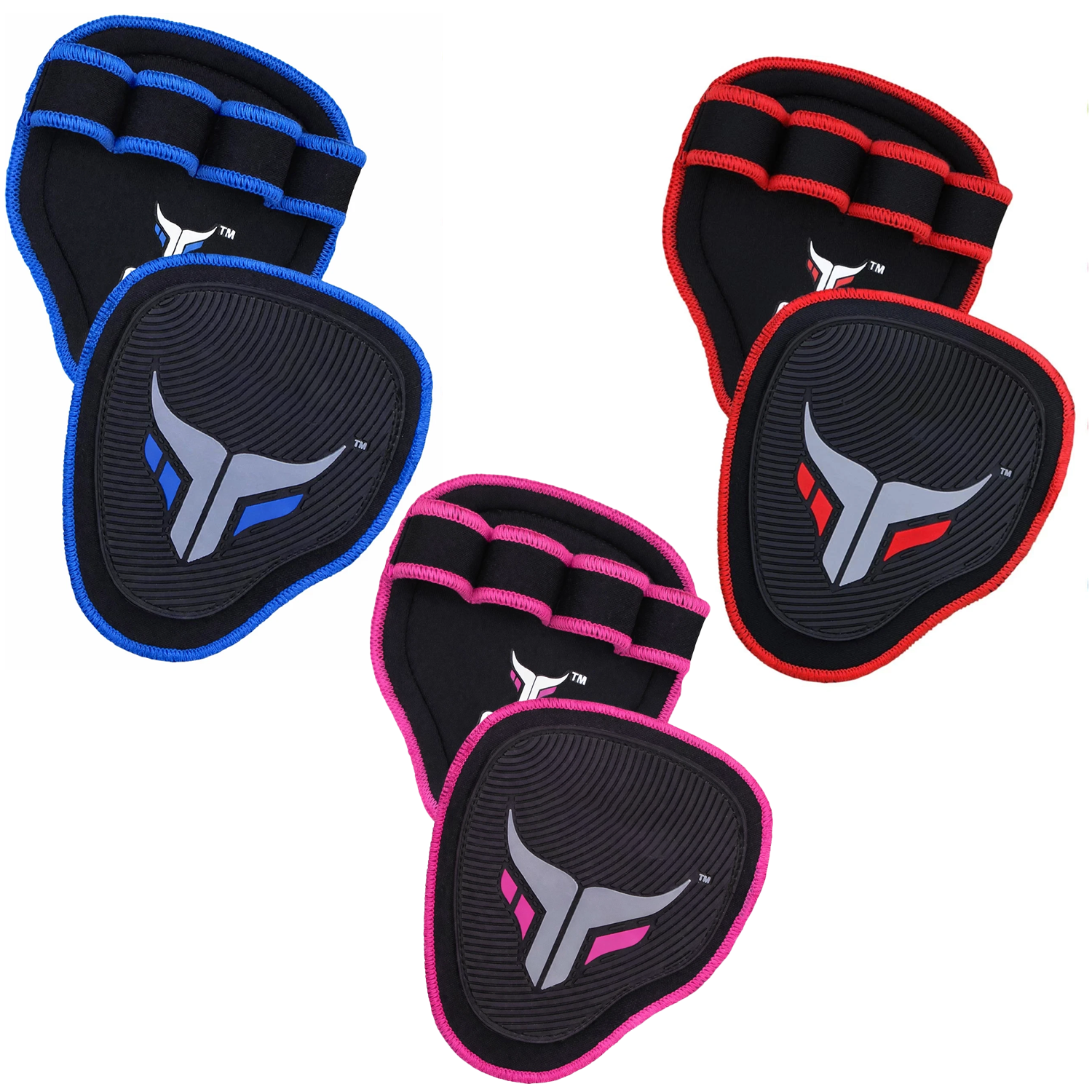 Weightlifting Hand Grips - Gym Grips Pads Hand Training Bar Straps Wrap Gloves