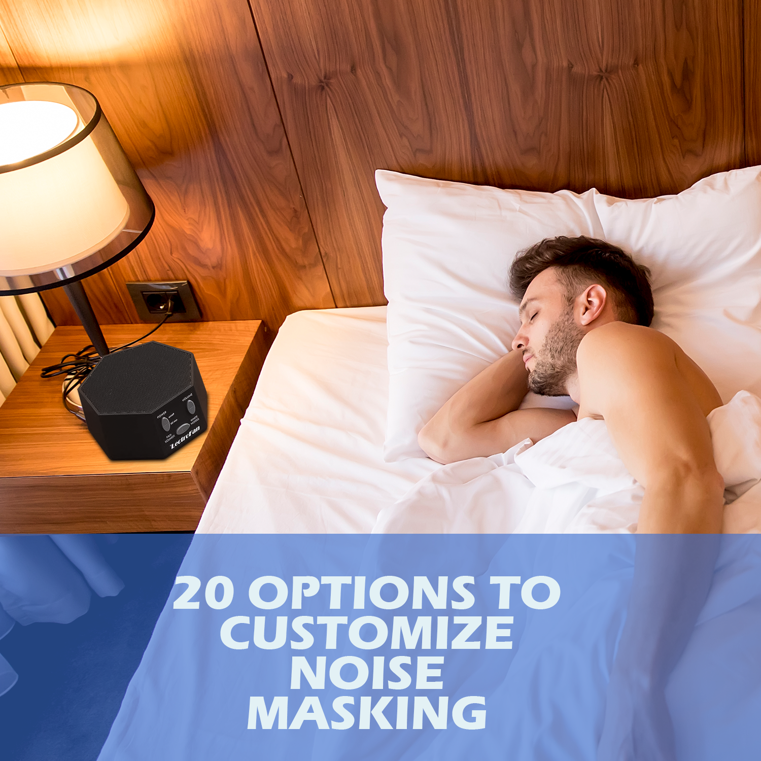 White sound machine for better sleep