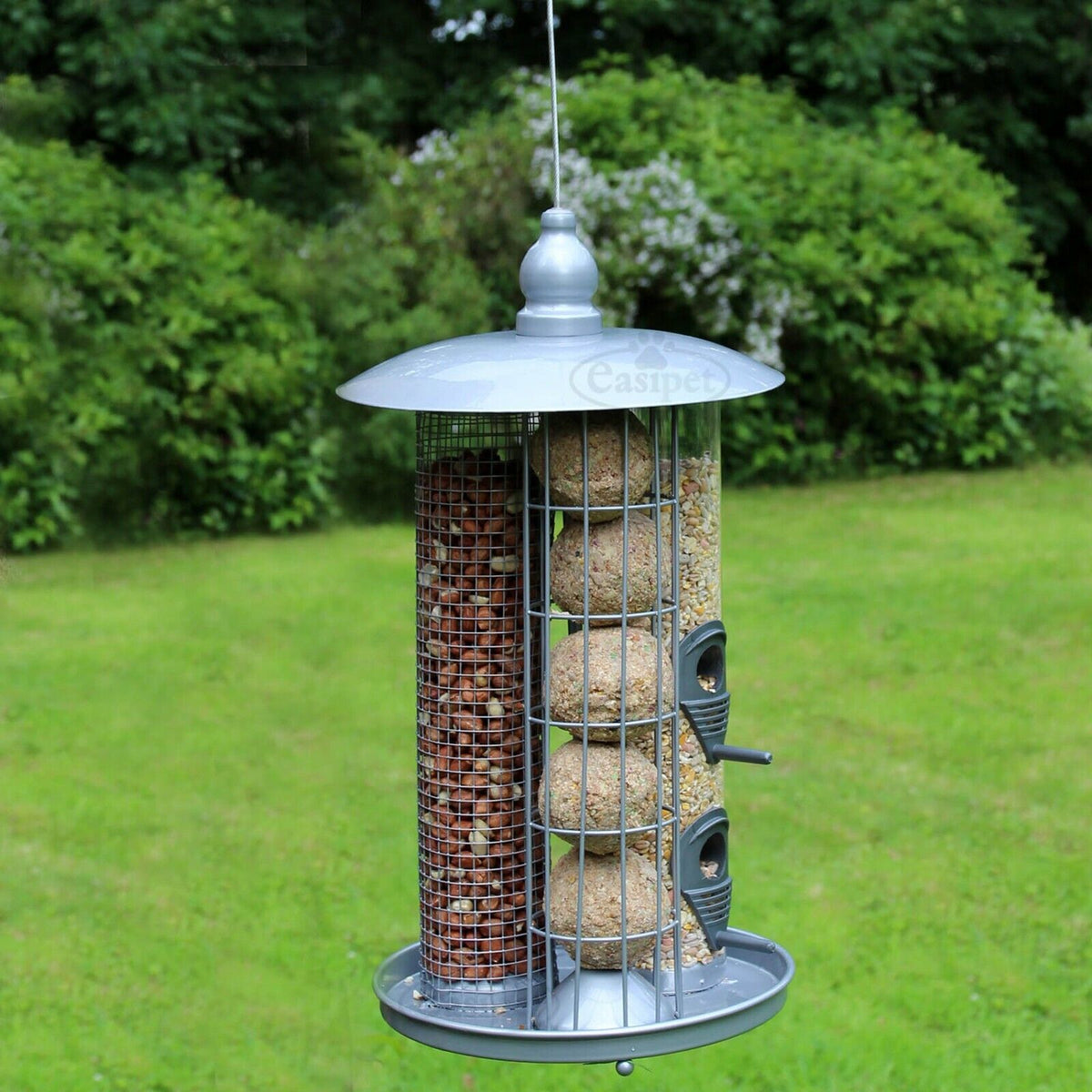 	 bird feeder pole