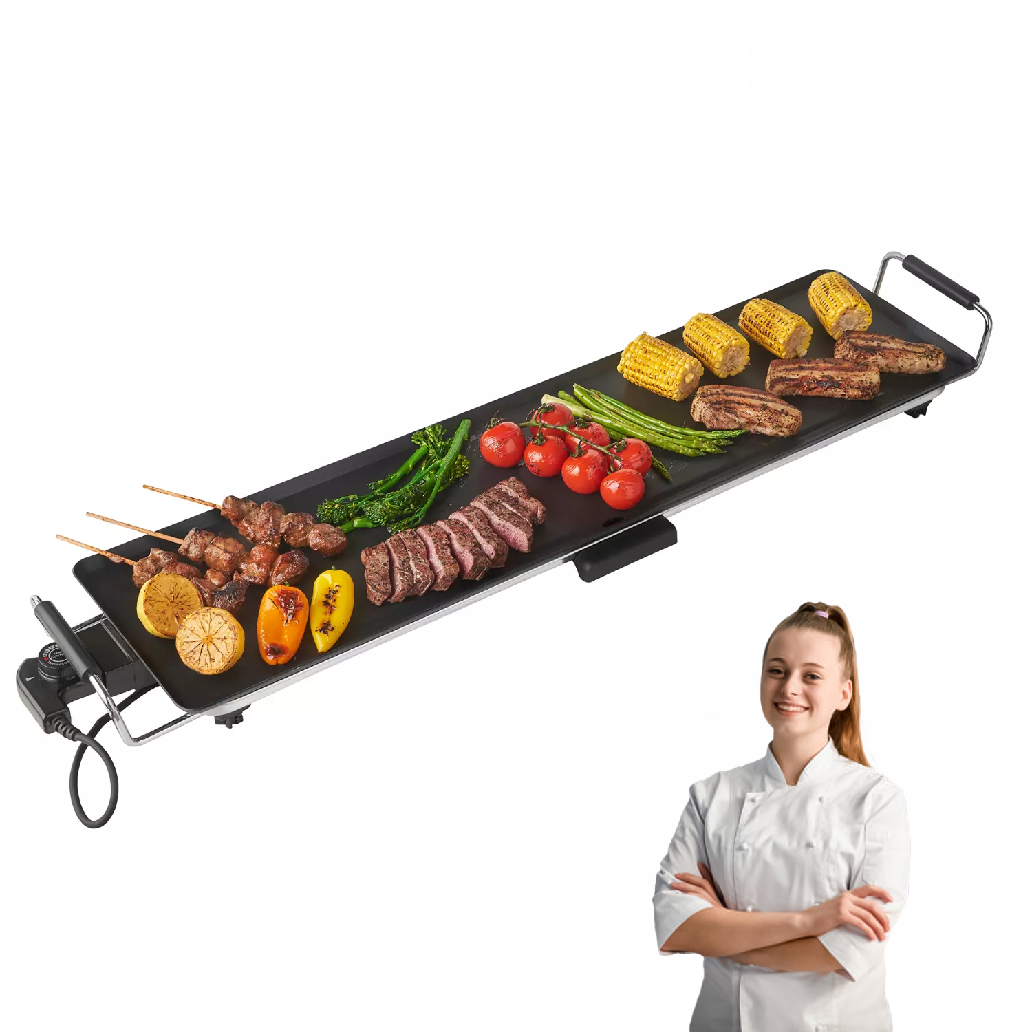 barbecue griddle plate