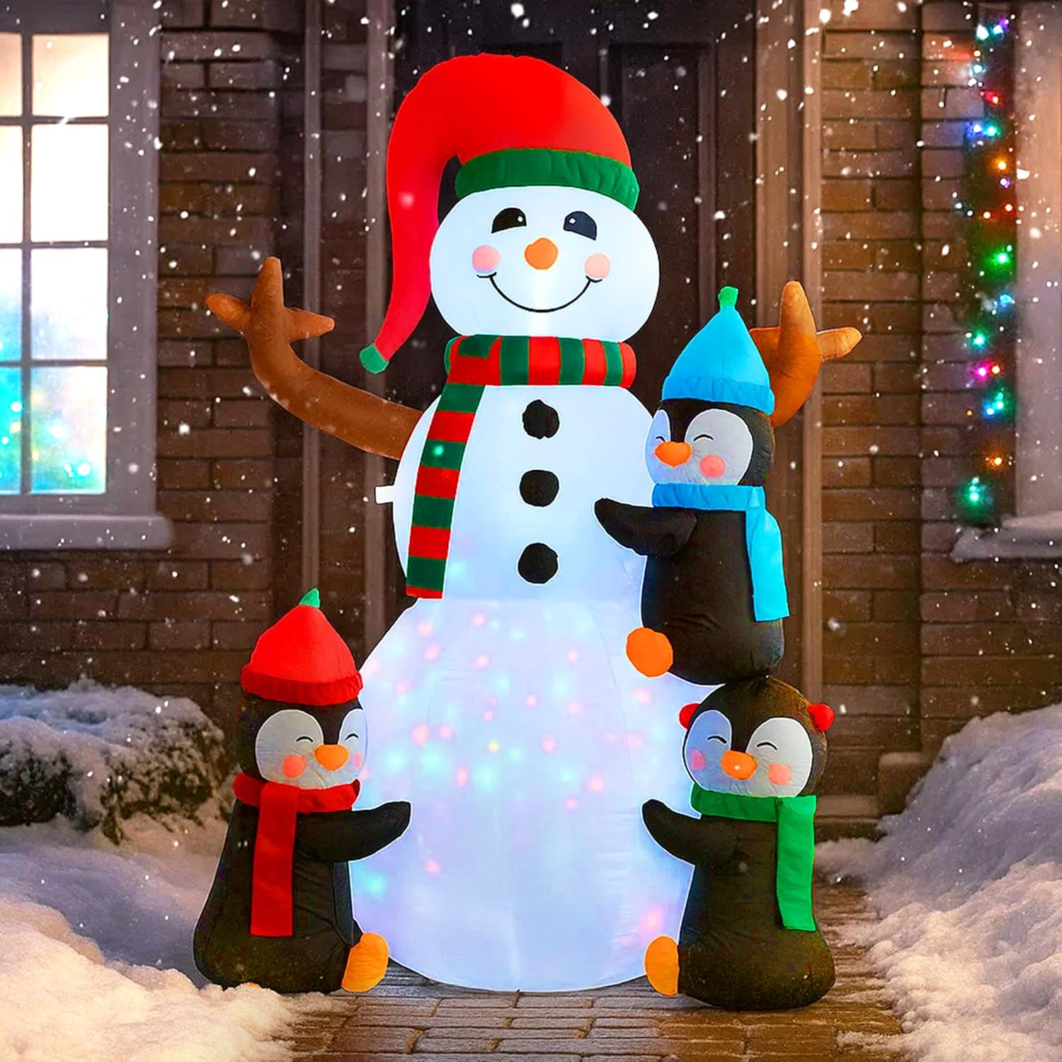 christmas inflatables snowman