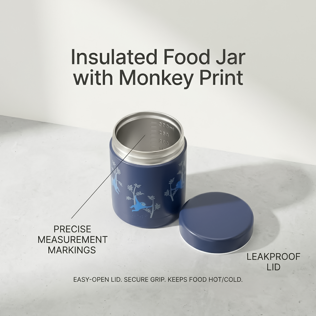compact food jar