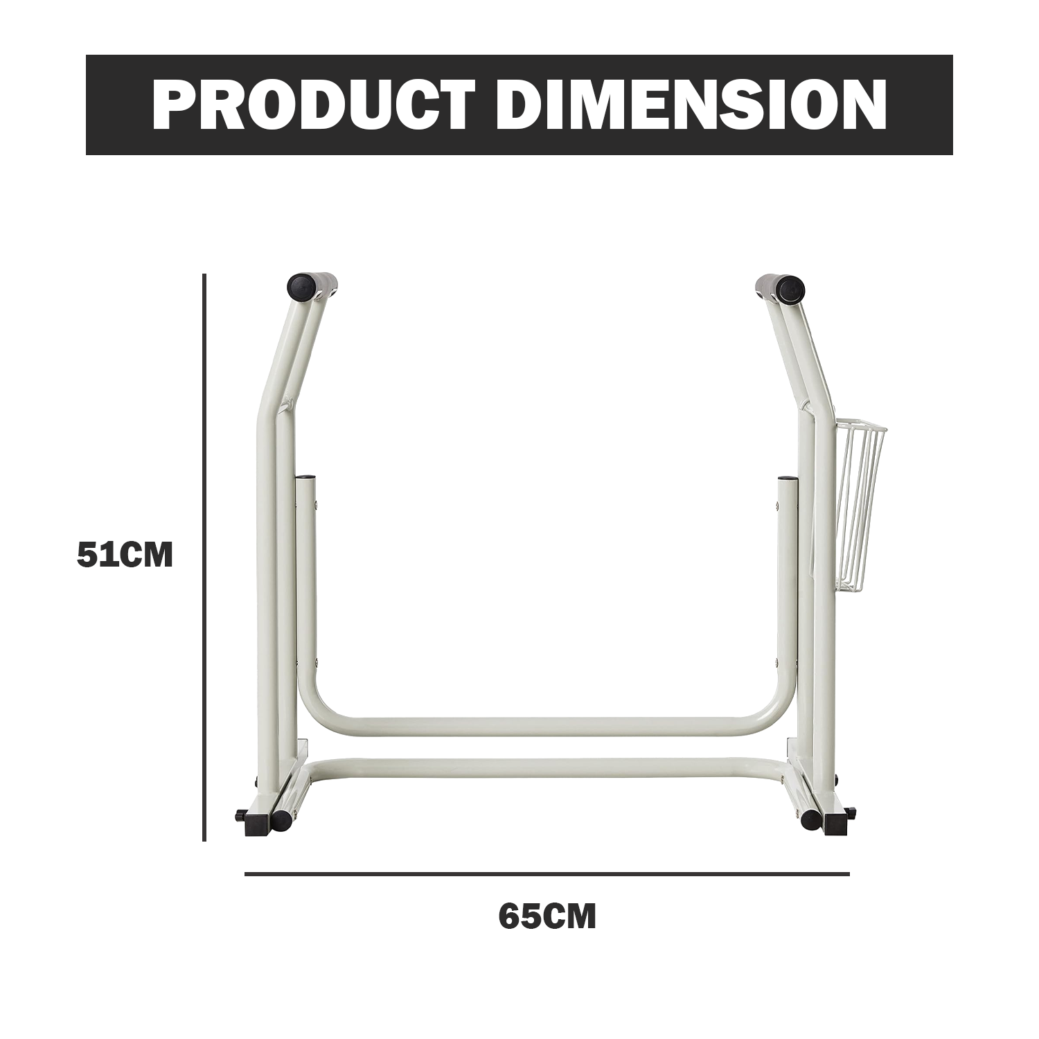 dimensions of Free Standing Toilet Frame