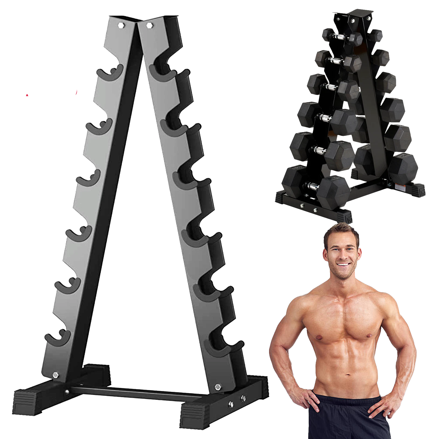 dumbbell weight rack
