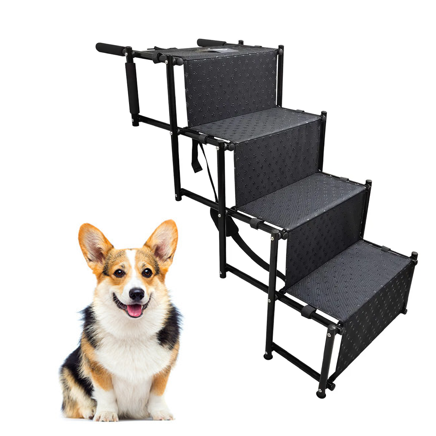 folding dog steps