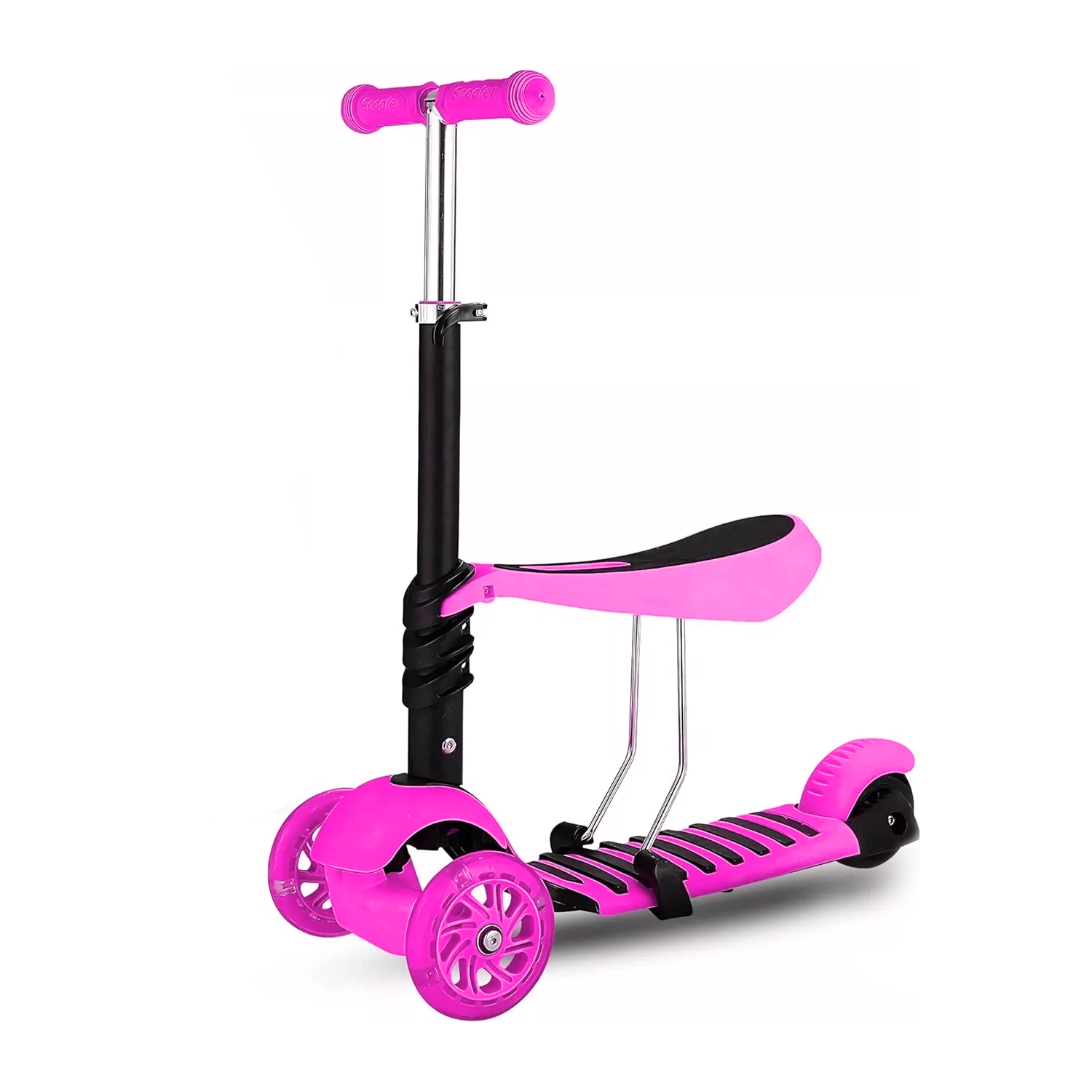 kids scooter with safe ride design