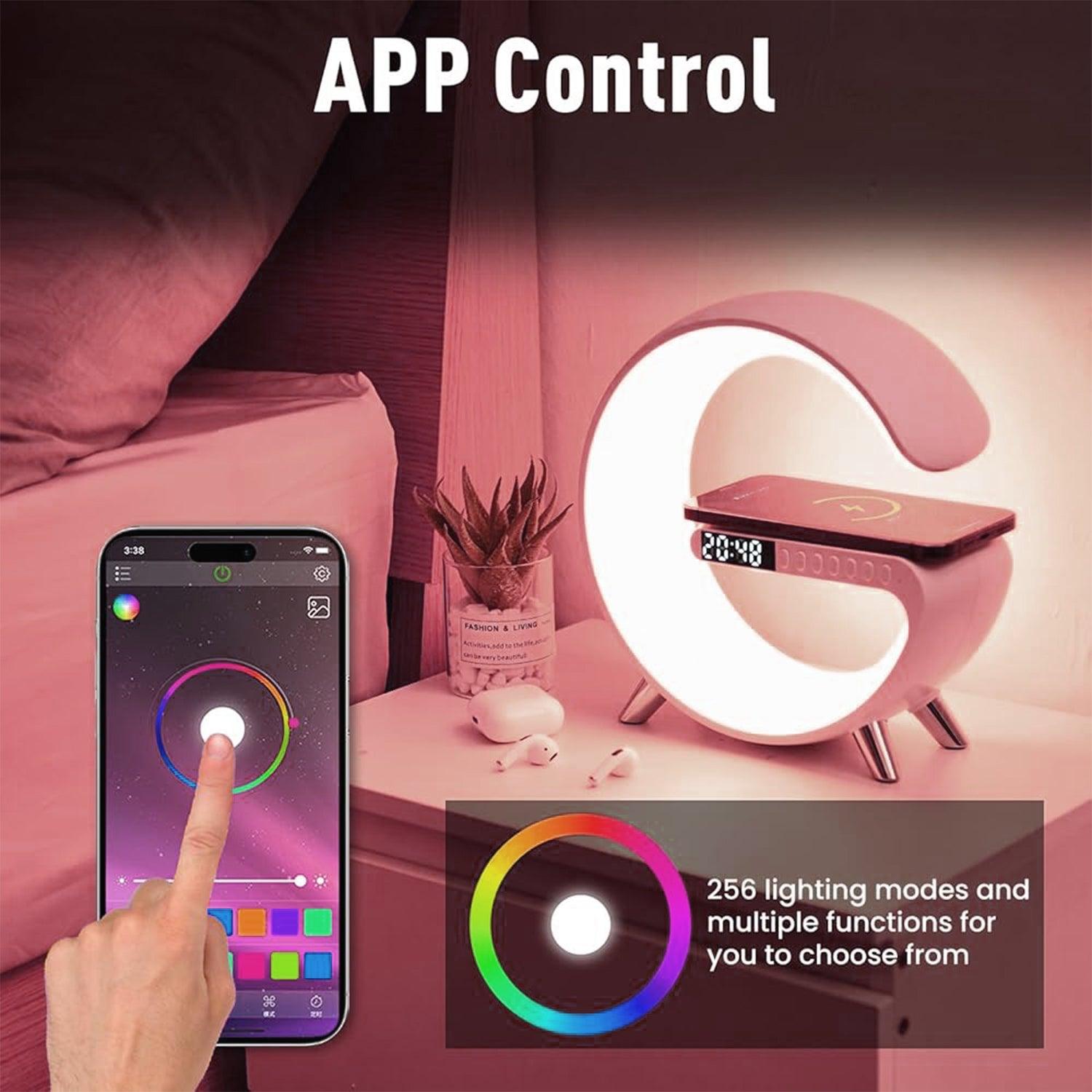 lamp with smart bulb