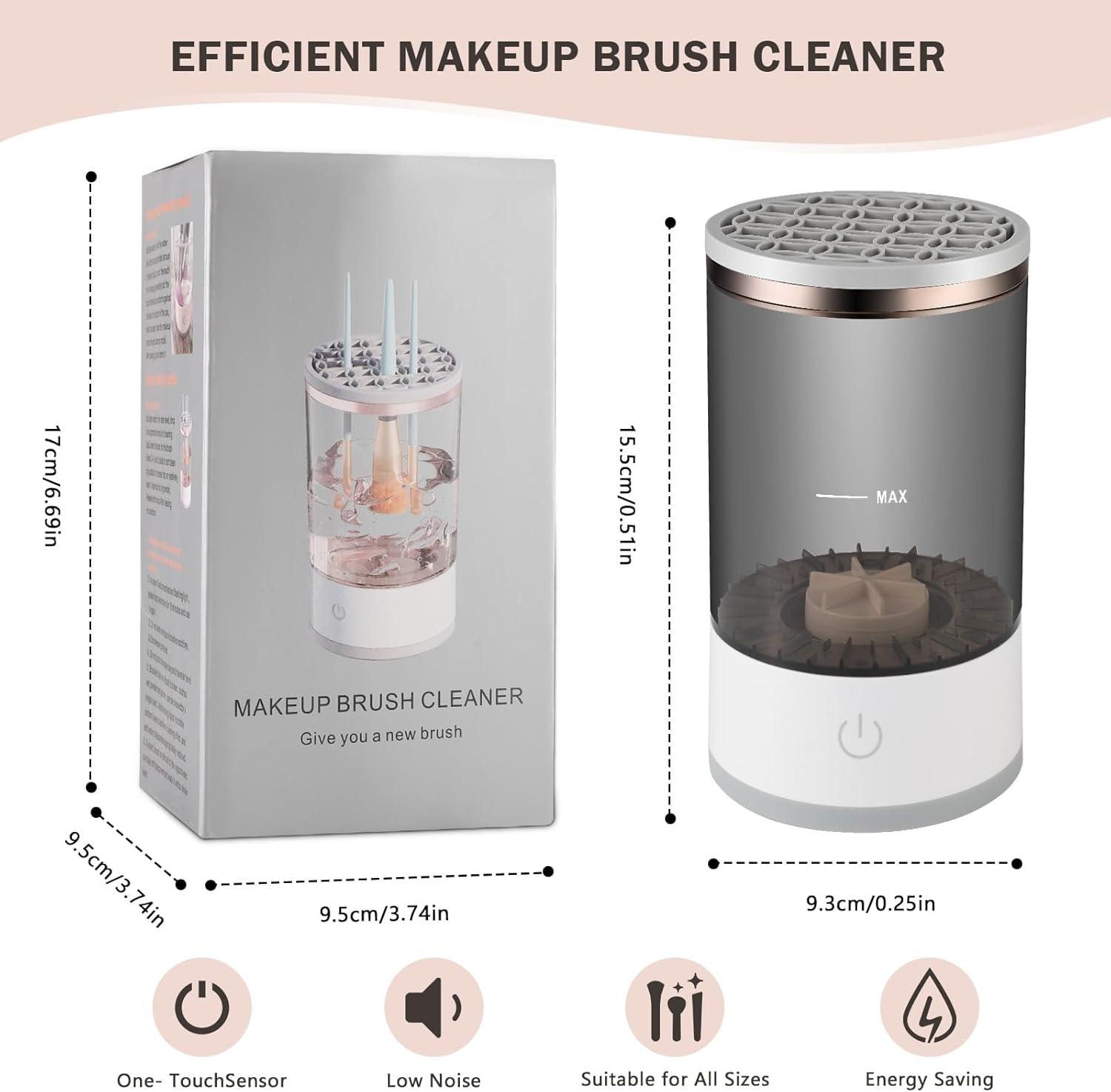 makeup brush cleaning device