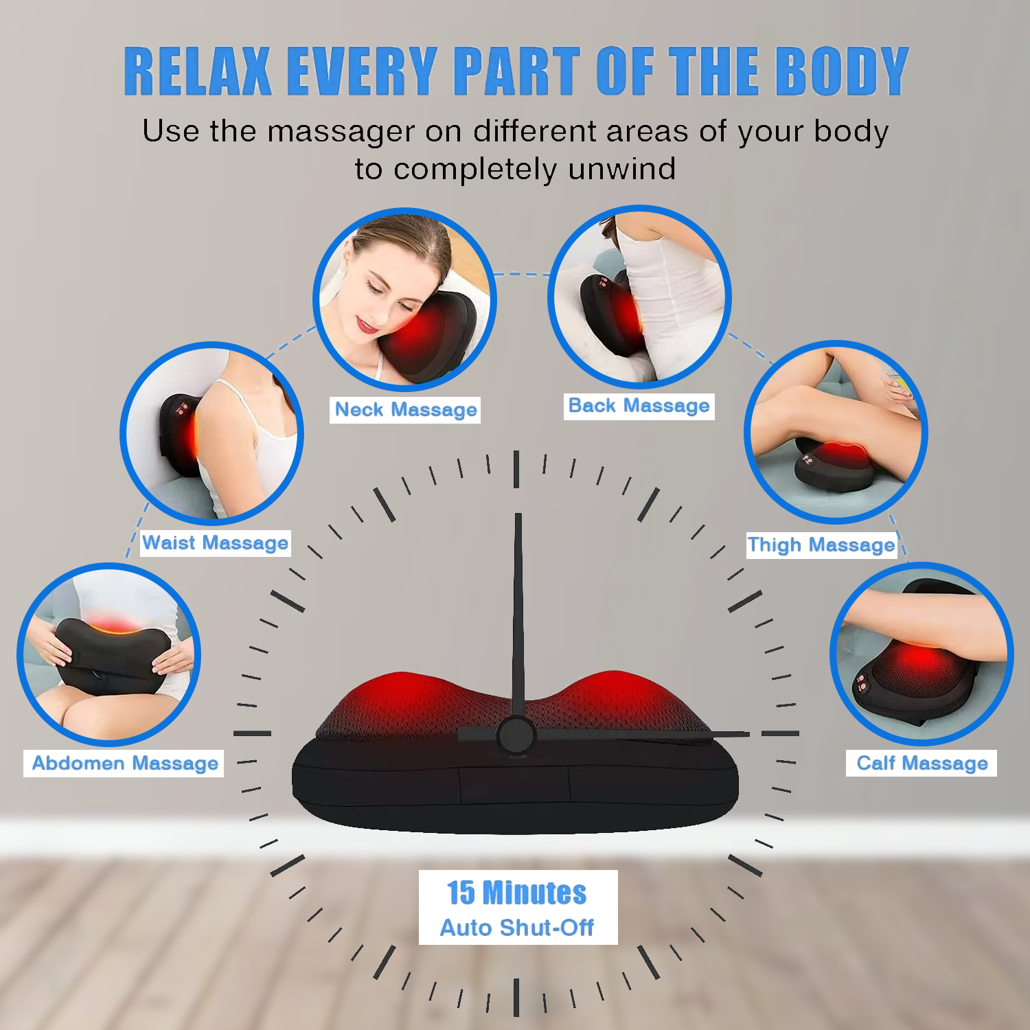 massage pillow with heat