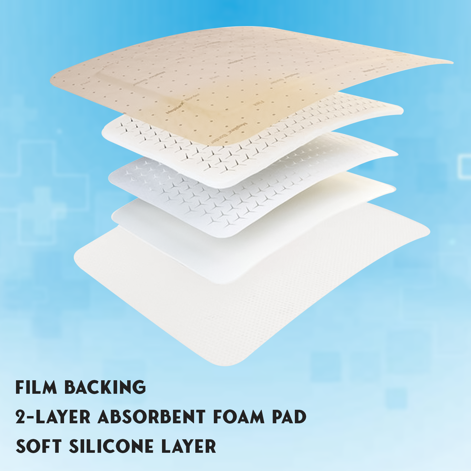 medical dressing pads for wound care