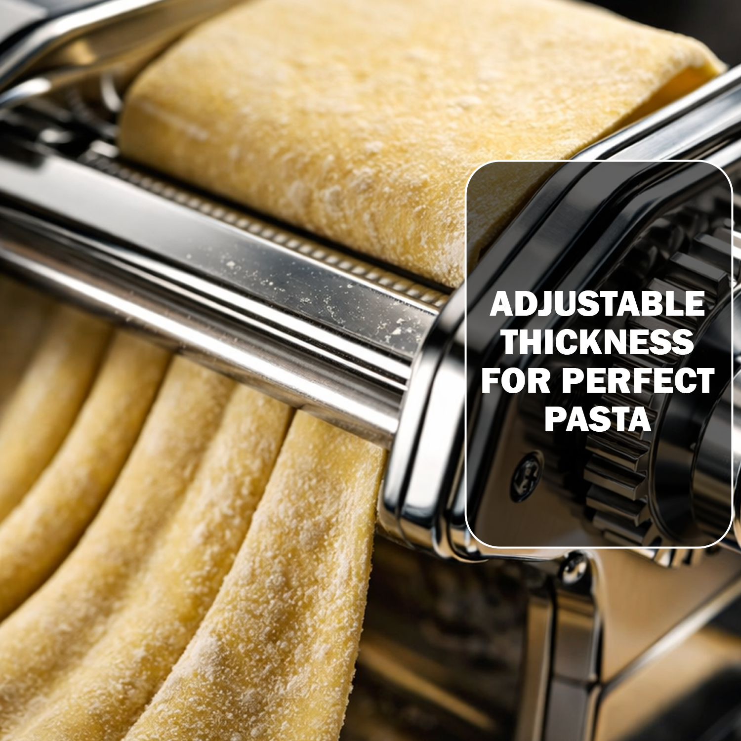 pasta maker roller machine close up