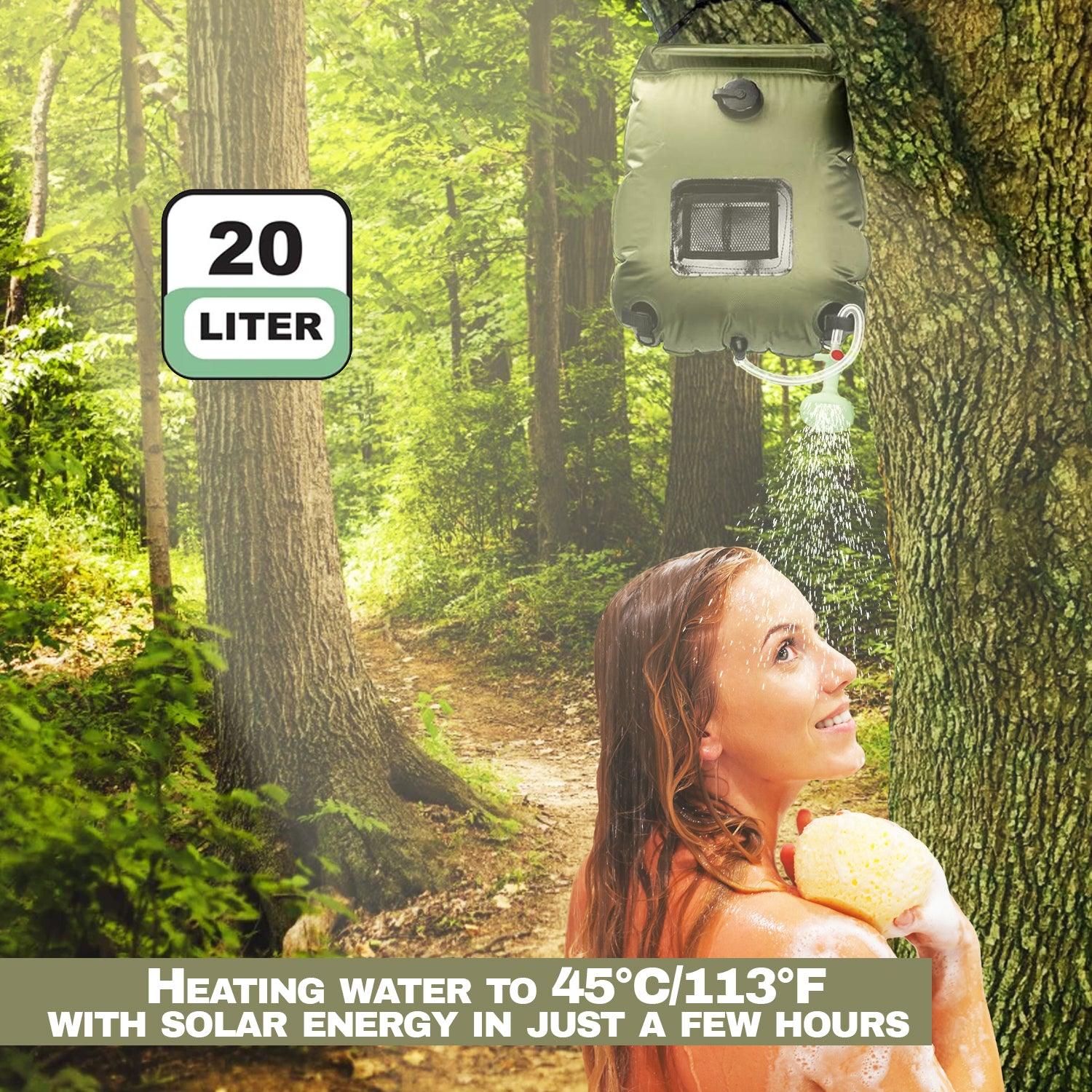 portable shower for camping