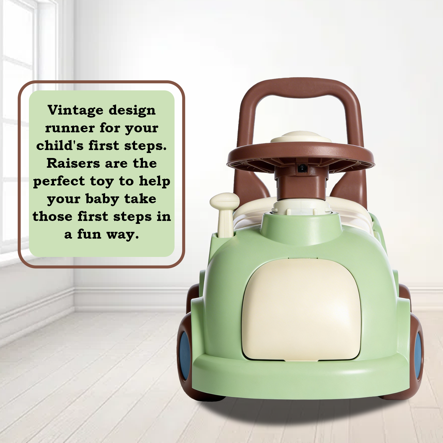 push along car for toddlers with parent handle