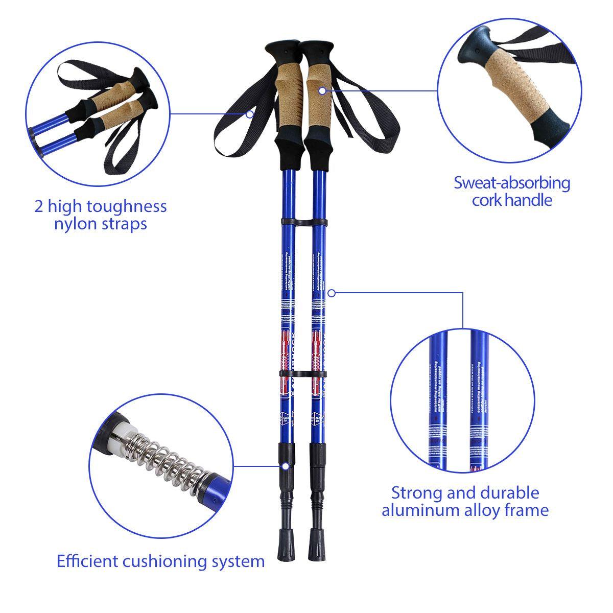 retractable trekking poles