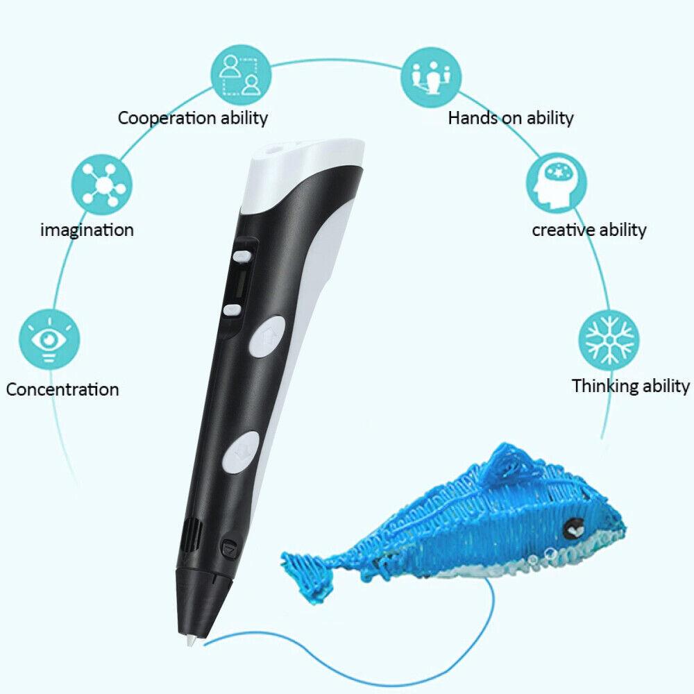 3D Doodle Pen with Filament black