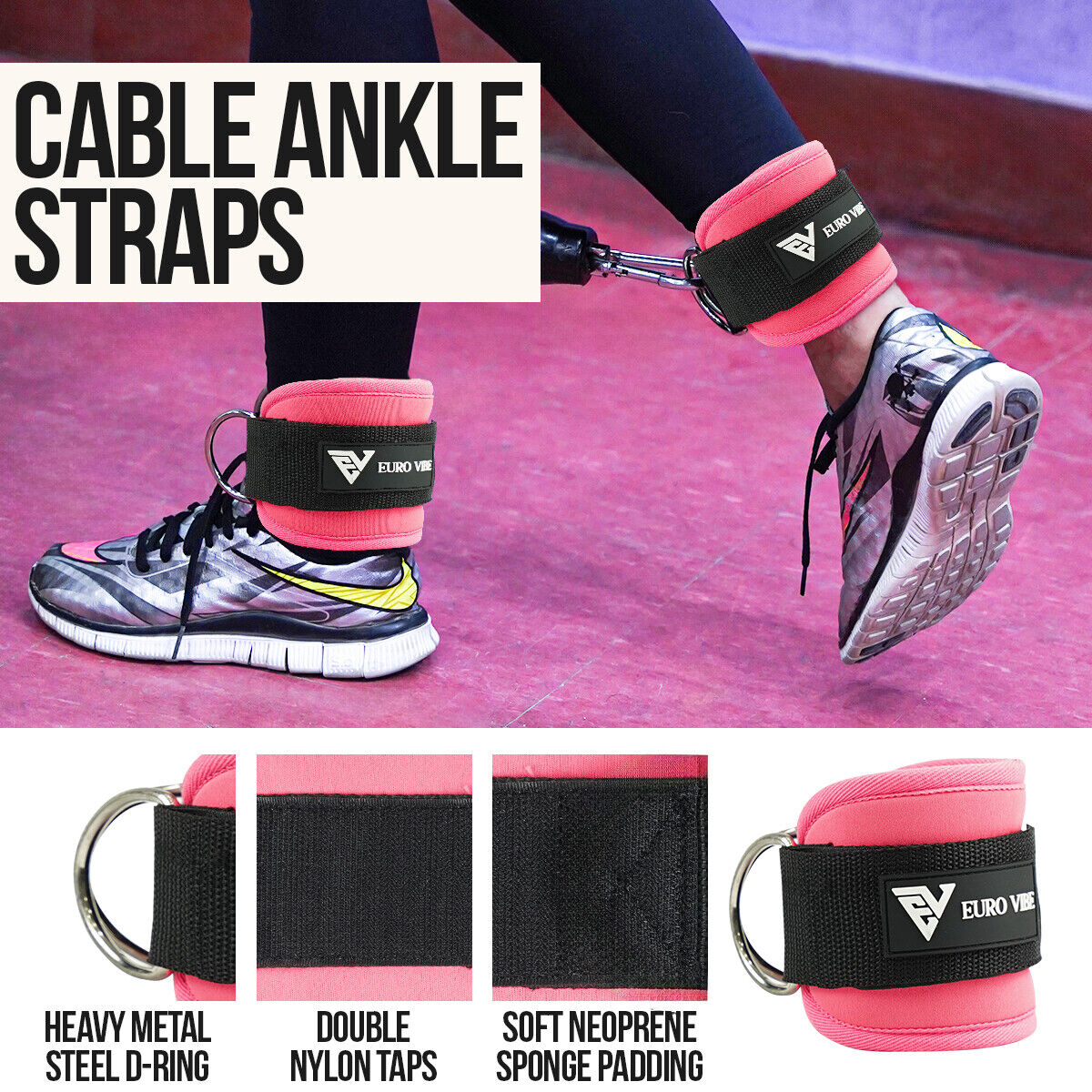 Barbell Pad Ankle Straps
