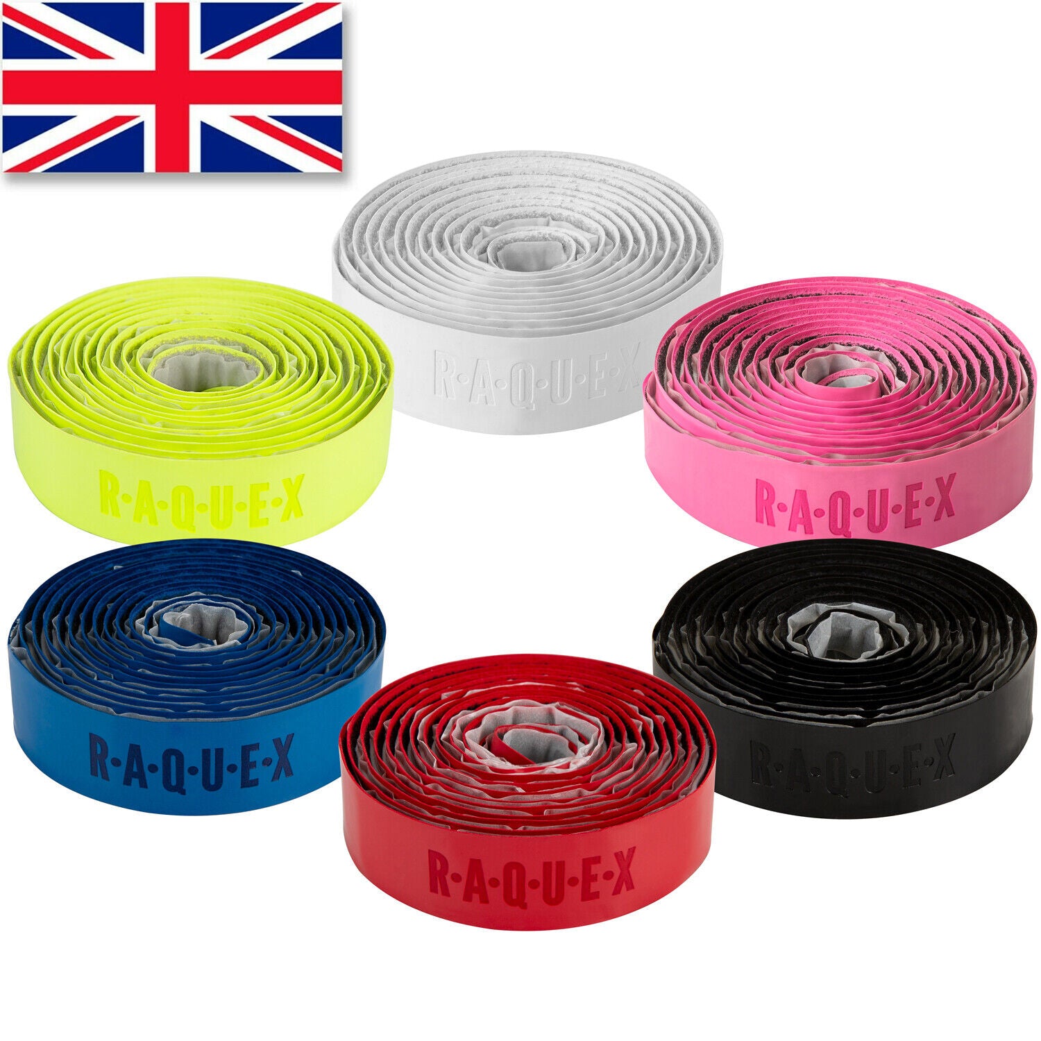 Hockey Stick Grip Tape - Raquex Cushion PU Hockey Stick Grip: Super Grippy, Soft & Absorbent. Self-adhesive backing. Extra long length