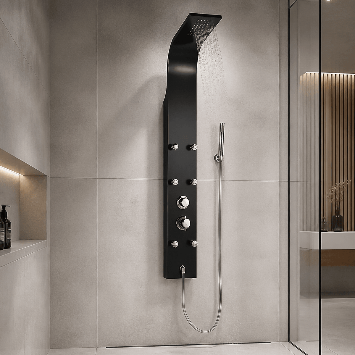 shower tower panel
