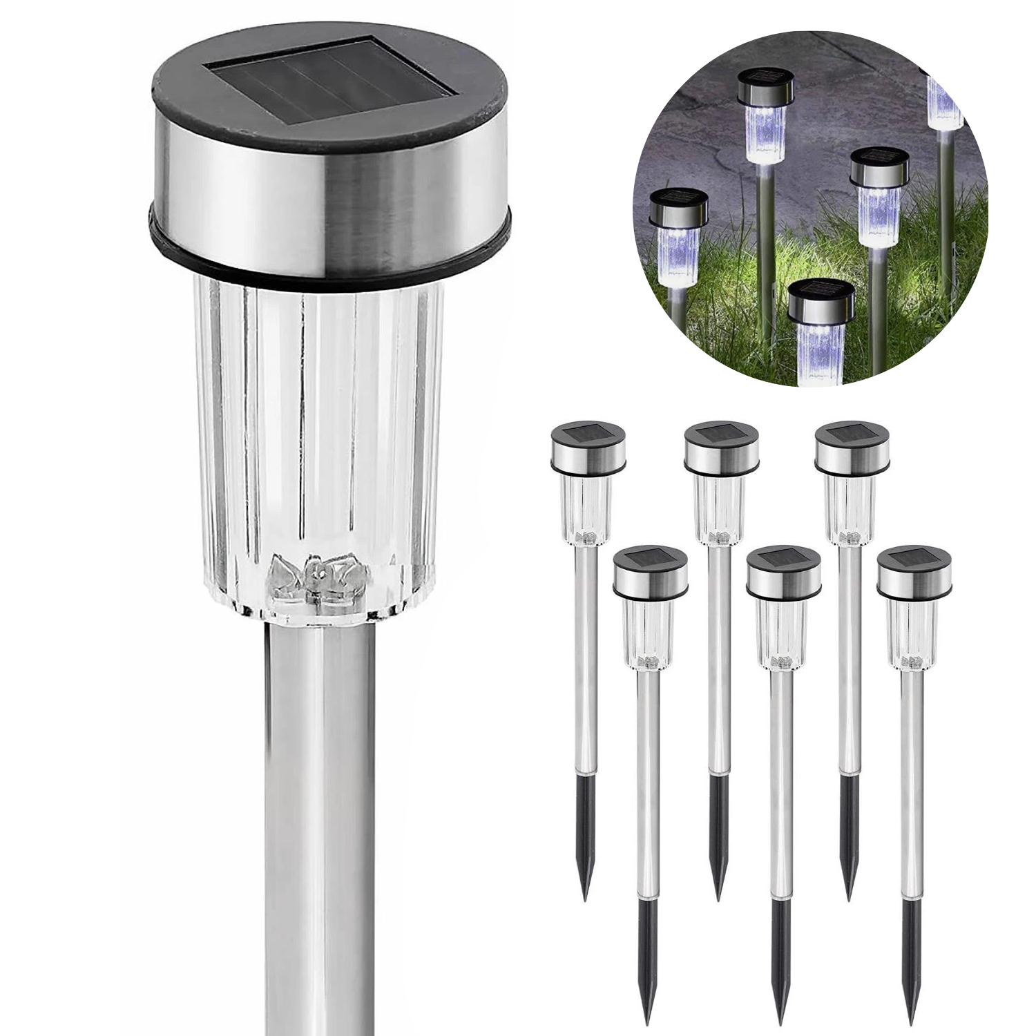 solar powered garden stake lights
