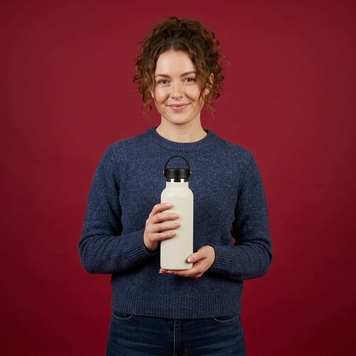 water bottle with carry handle