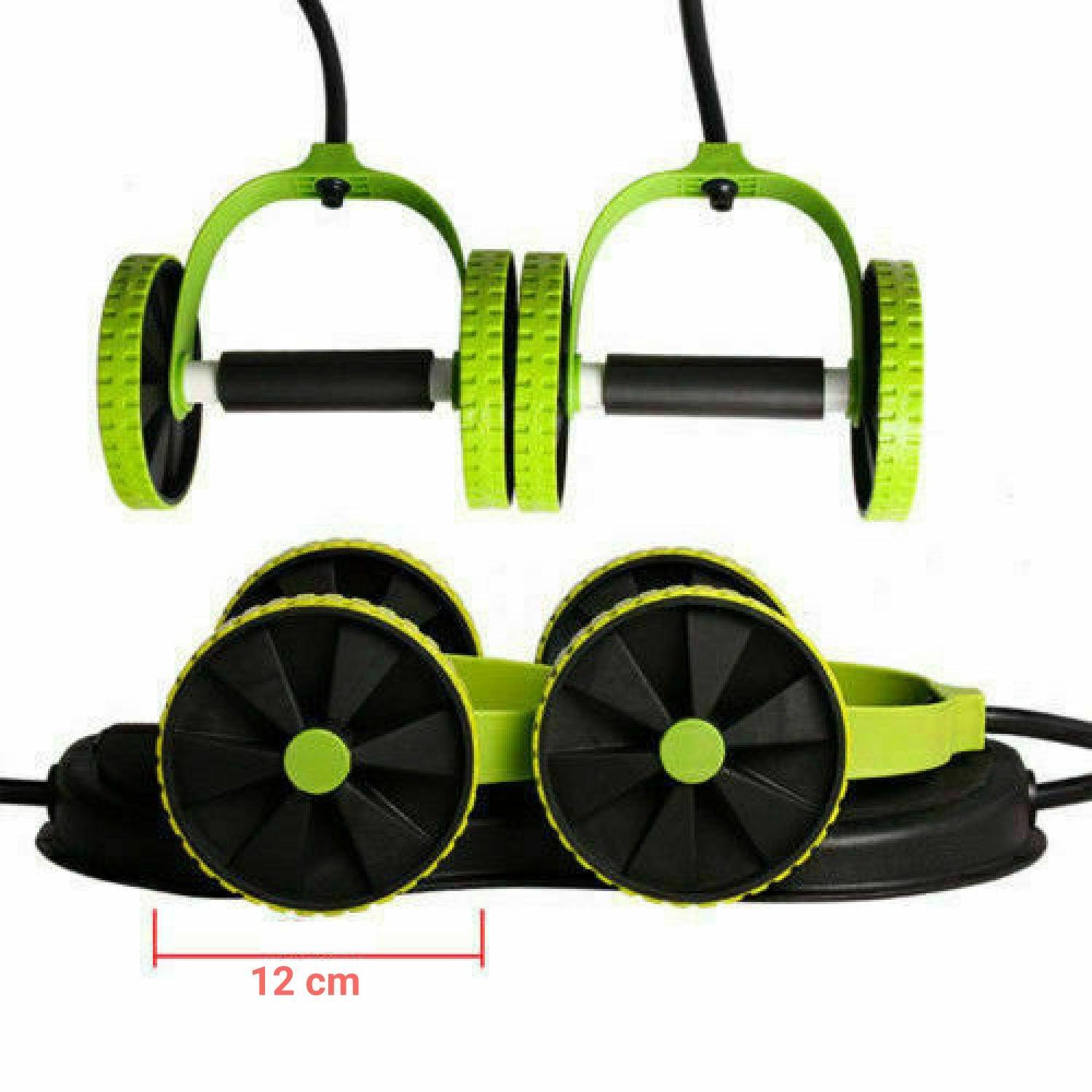 Abs Roller Wheel Trainer Abdominal Fitness - Portable Ab Wheel Fitness Abdominal Roller Leg Exercise ABS Workout Training
