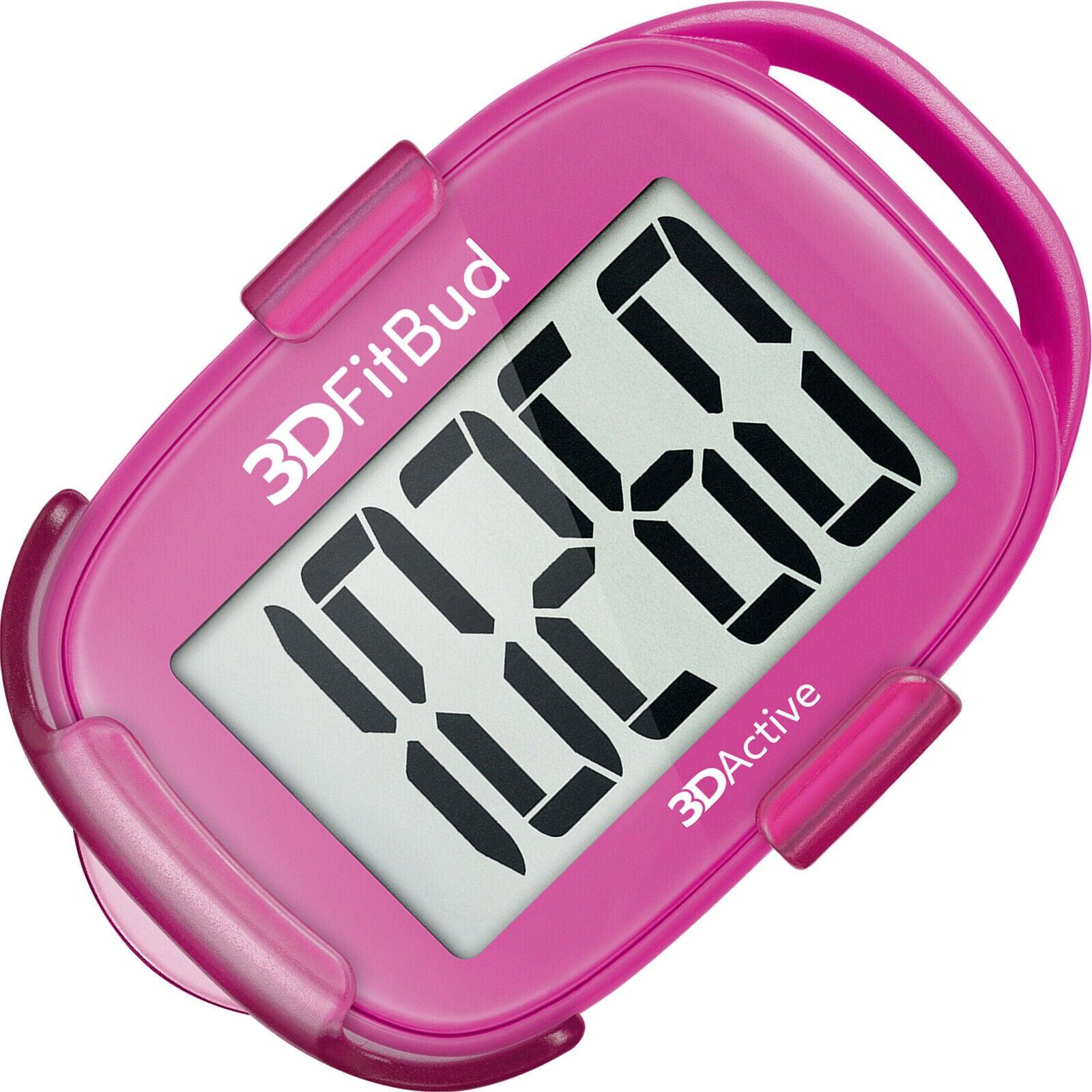 3D Pedometer with Clip and Lanyard