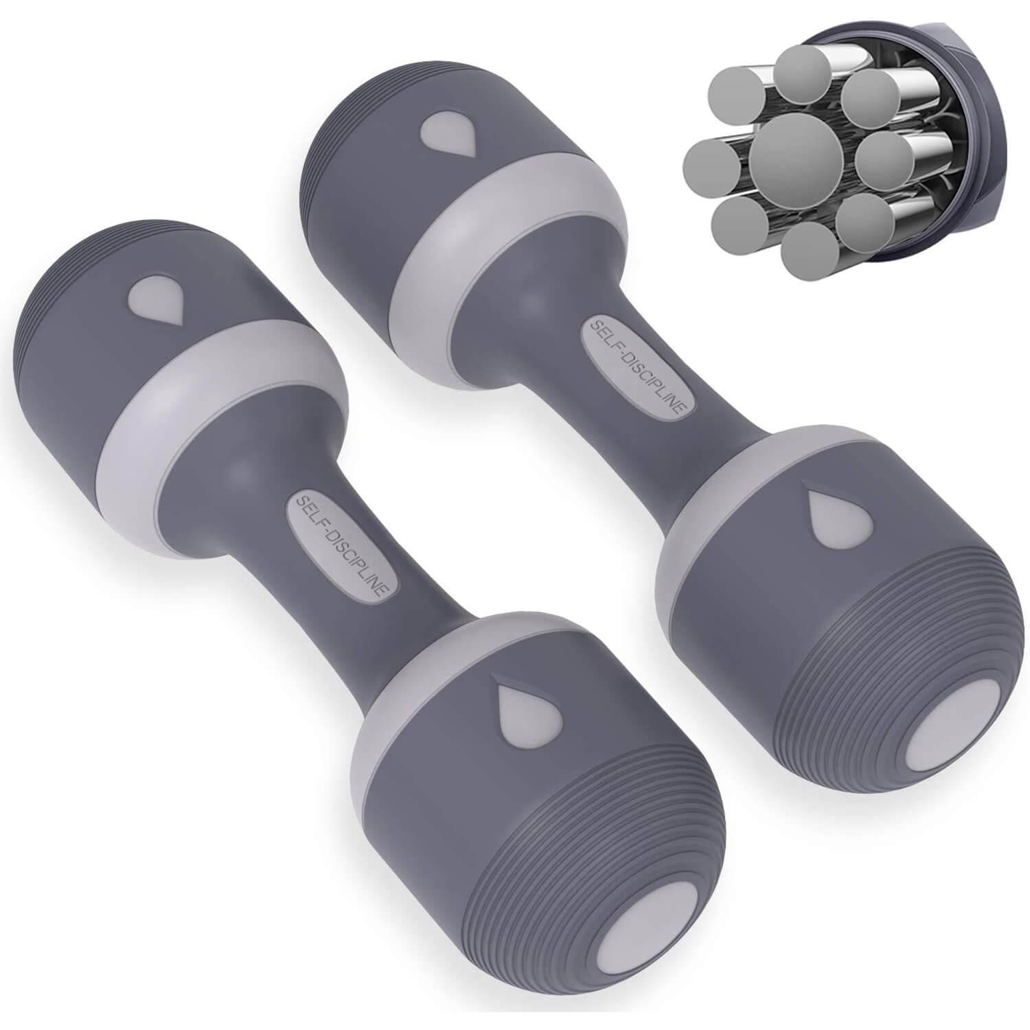 Weights Dumbbell Set - 5-IN-1 Adjustable Weights Dumbbell Set