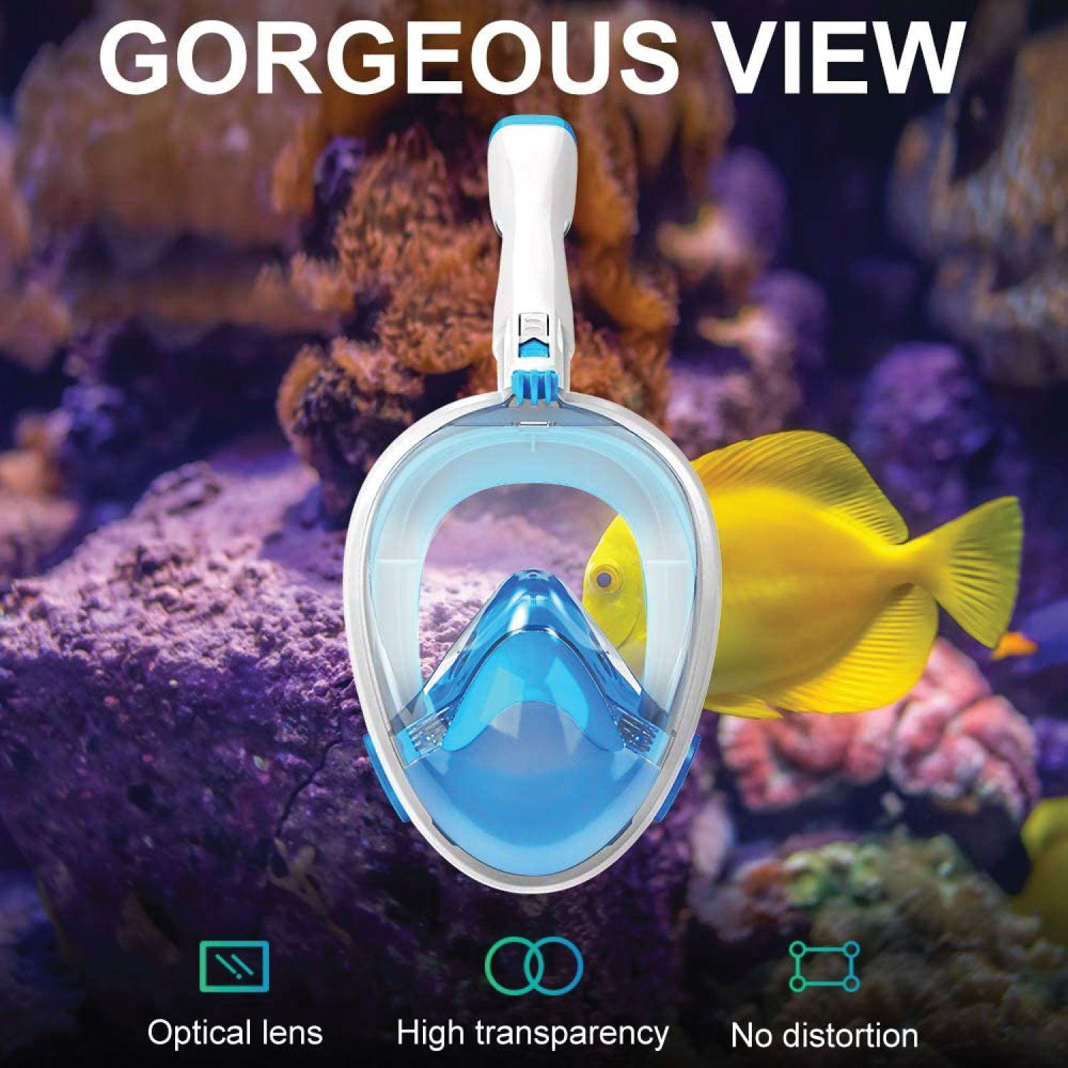 Adults Snorkel Face Mask