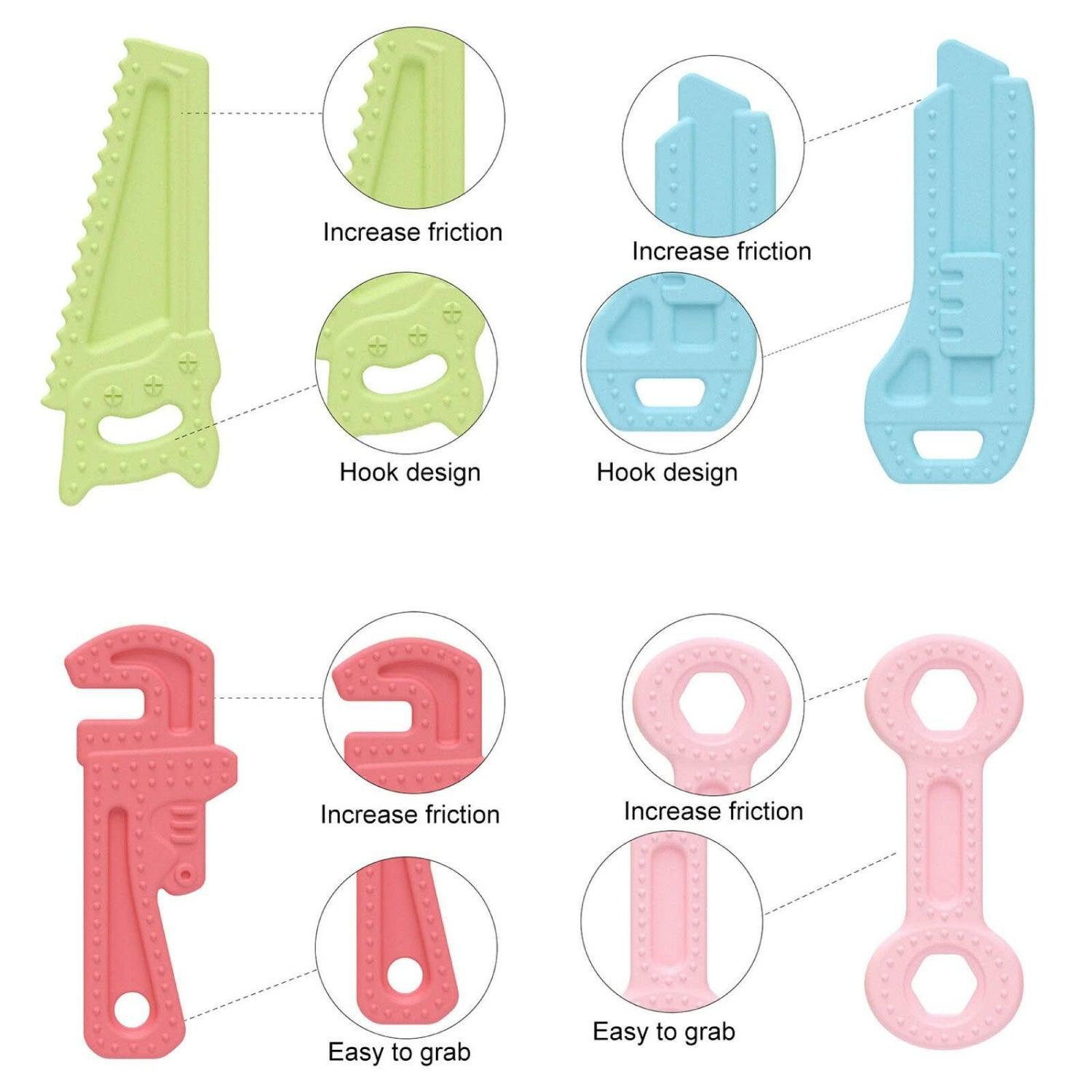 Silicone Baby Molar Teether Chew Toys