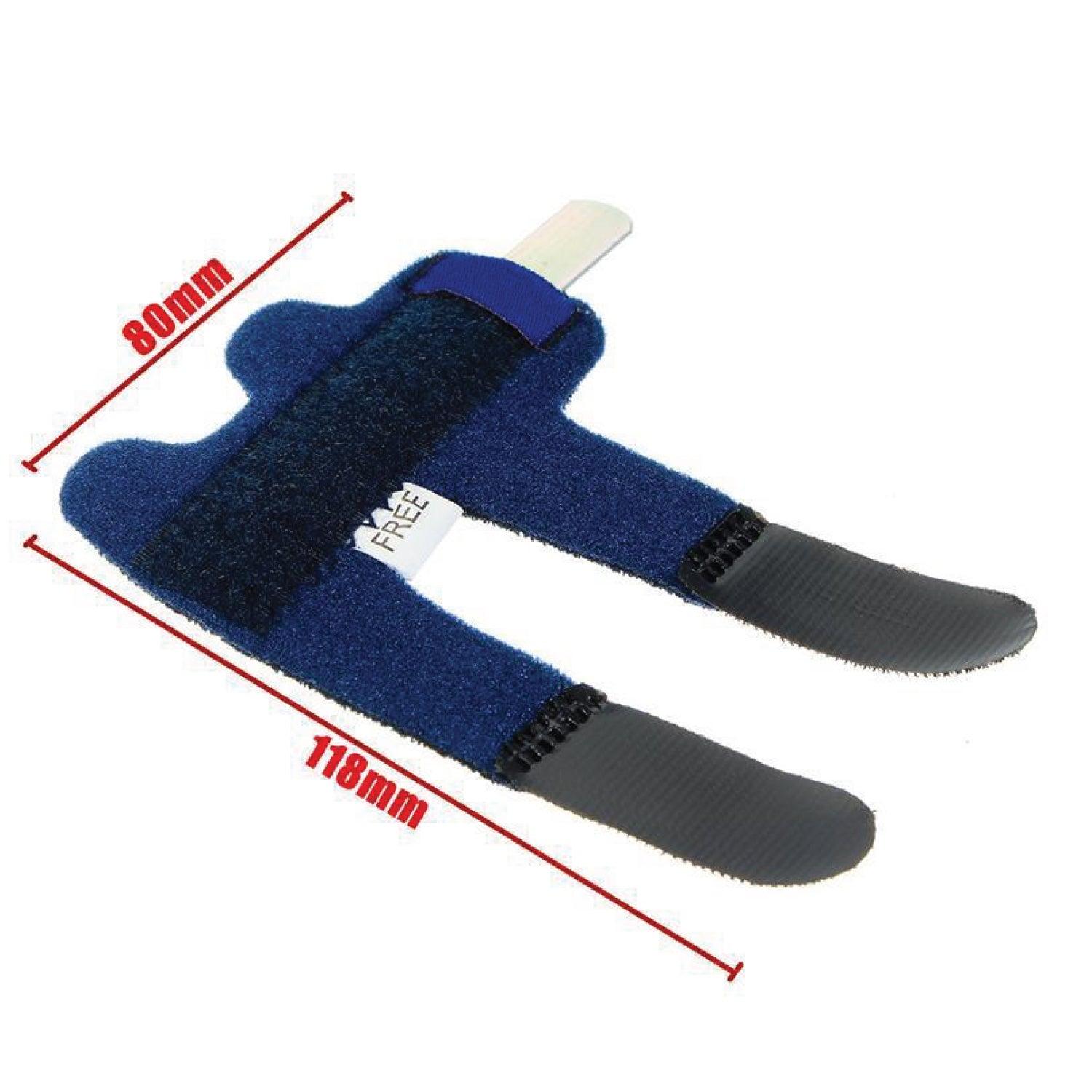 Finger Splint for Trigger Finger UK - Finger Splints with 2 Gel Sleeves for Mallet Finger, Trigger Finger, Finger Supports with Built-in Aluminium