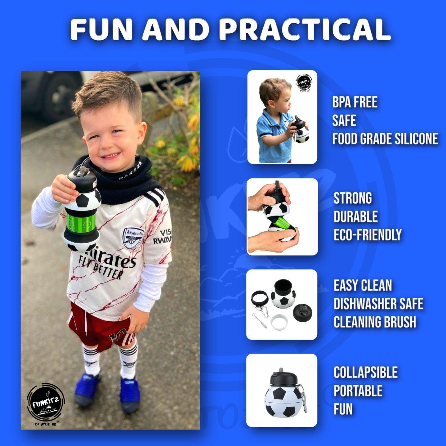 Football Water Bottle for Kids