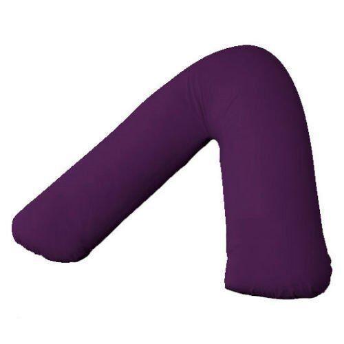 V Shaped Pillow Case Cover - Anti Allergy Triangle Pillow for Nursing, Maternity & Pregnancy – Extra Hollowfibre Cushioning to Supports Neck Head