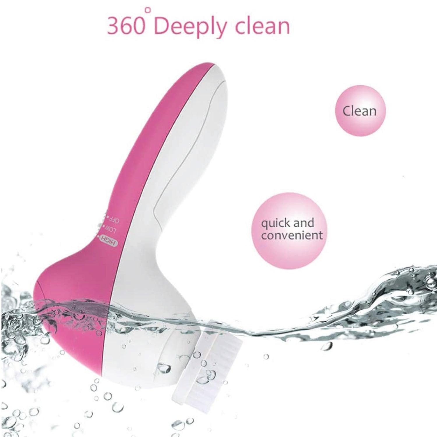 Portable Electric Facial Cleansing Brush