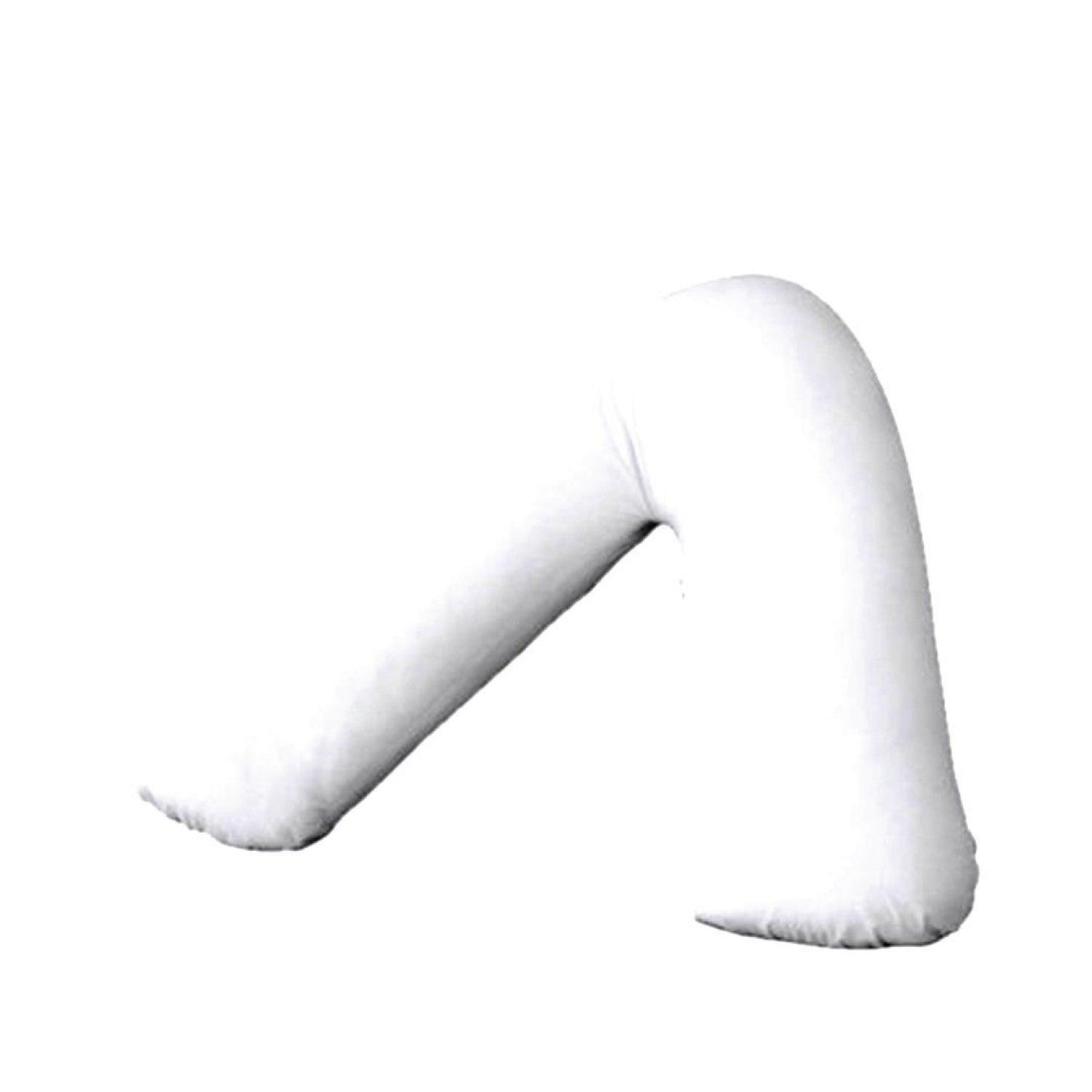 V Shaped Pillow Case Cover - Anti Allergy Triangle Pillow for Nursing, Maternity & Pregnancy – Extra Hollowfibre Cushioning to Supports Neck Head