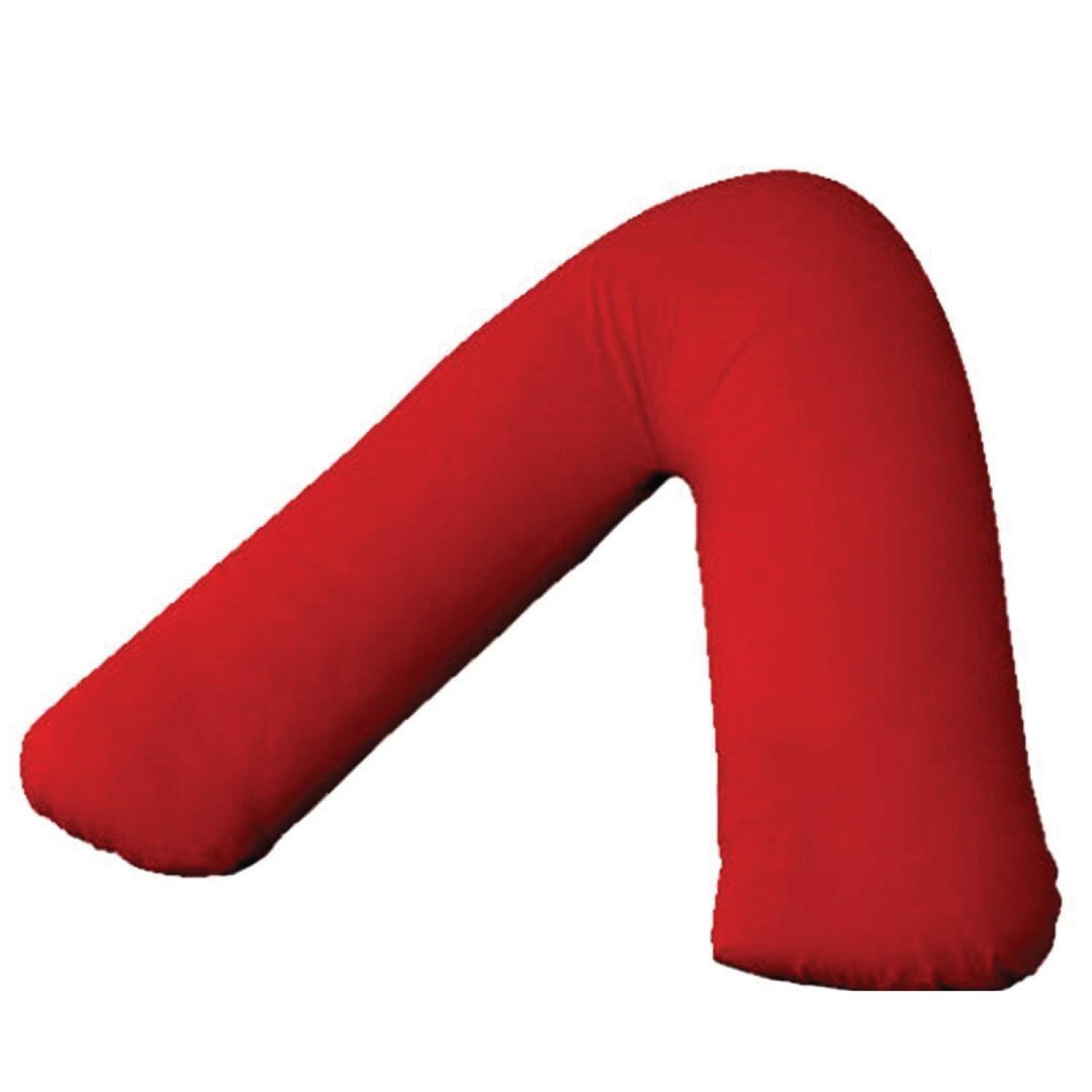 V Shaped Pillow Case Cover - Anti Allergy Triangle Pillow for Nursing, Maternity & Pregnancy – Extra Hollowfibre Cushioning to Supports Neck Head