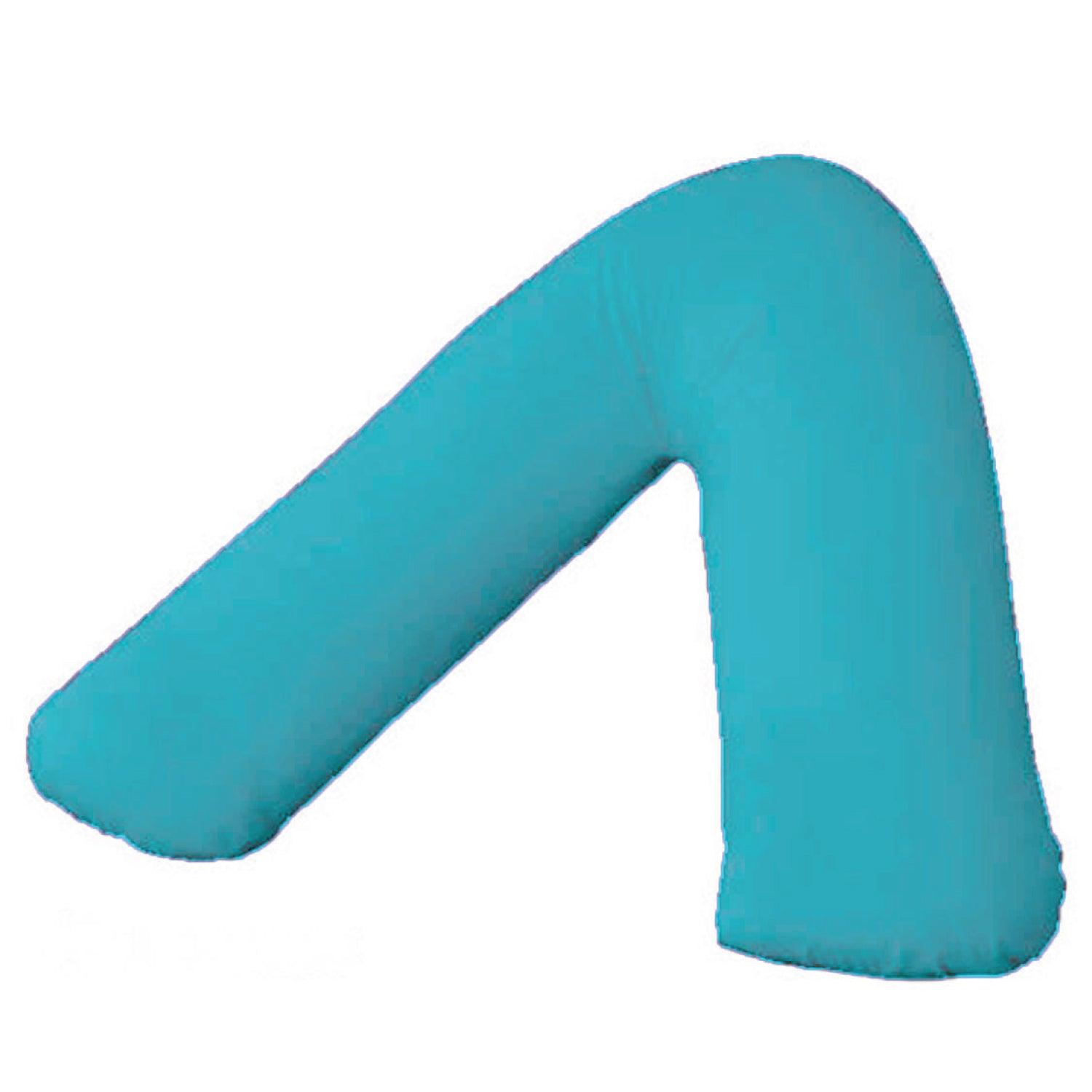V Shaped Pillow Case Cover - Anti Allergy Triangle Pillow for Nursing, Maternity & Pregnancy – Extra Hollowfibre Cushioning to Supports Neck Head