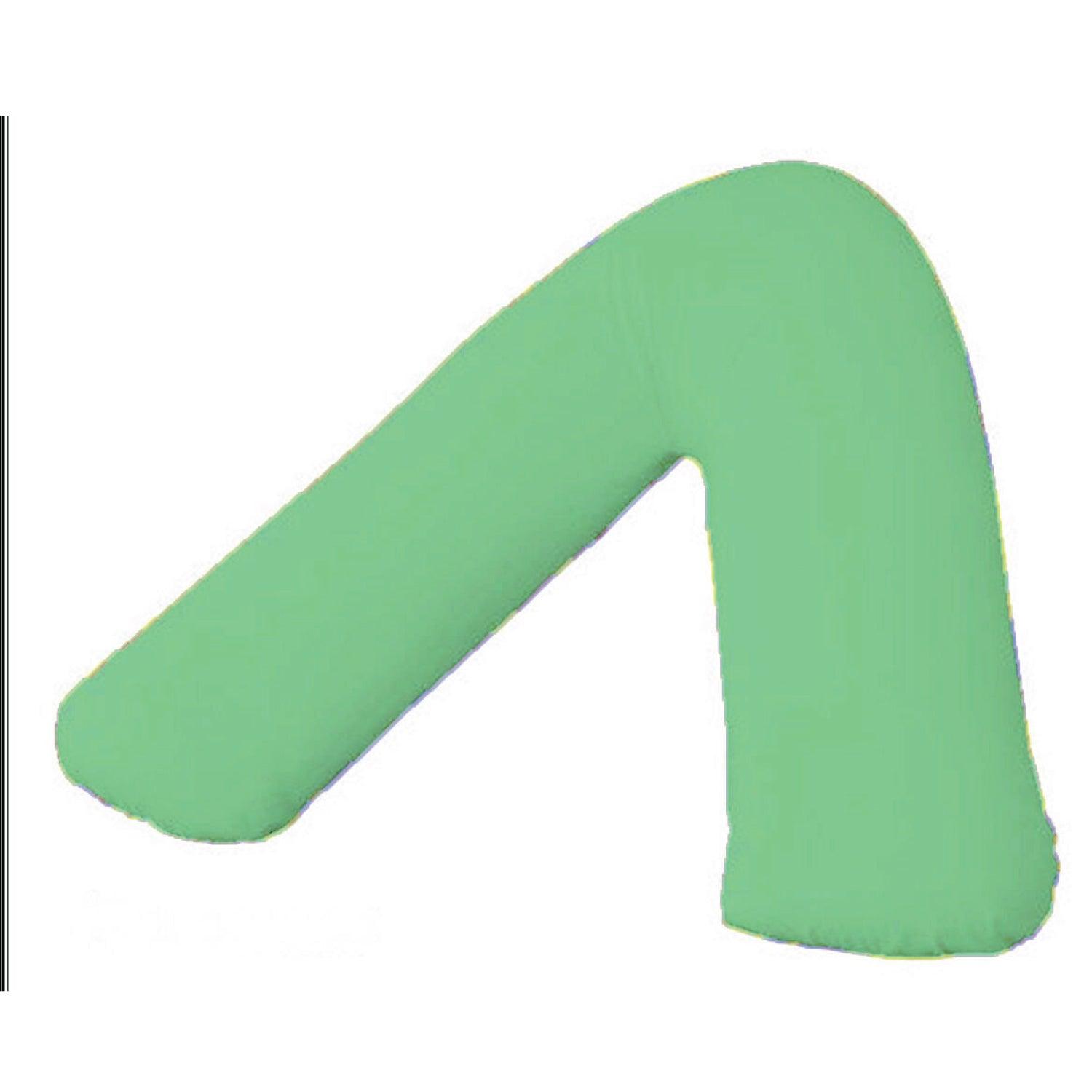 V Shaped Pillow Case Cover - Anti Allergy Triangle Pillow for Nursing, Maternity & Pregnancy – Extra Hollowfibre Cushioning to Supports Neck Head