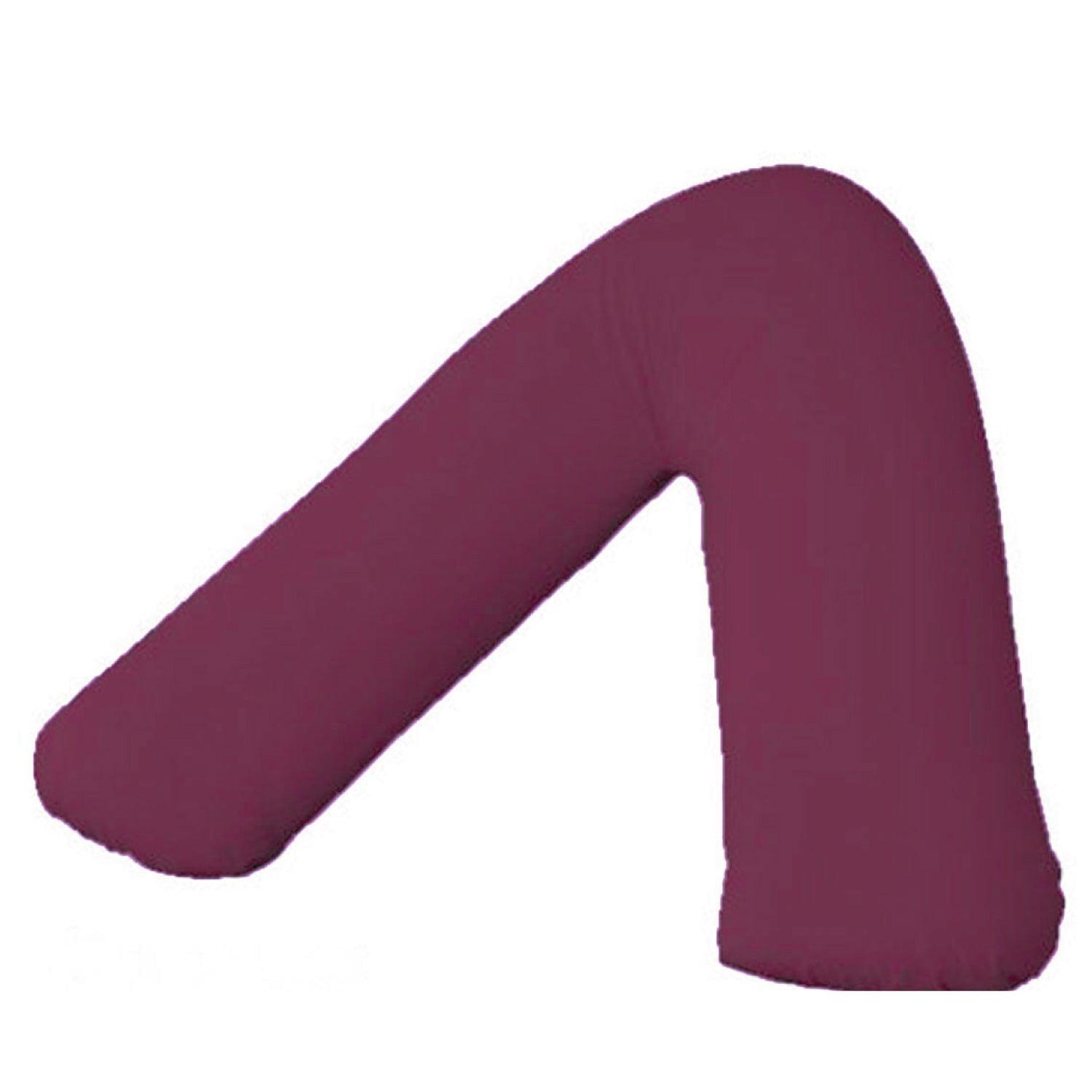 V Shaped Pillow Case Cover - Anti Allergy Triangle Pillow for Nursing, Maternity & Pregnancy – Extra Hollowfibre Cushioning to Supports Neck Head