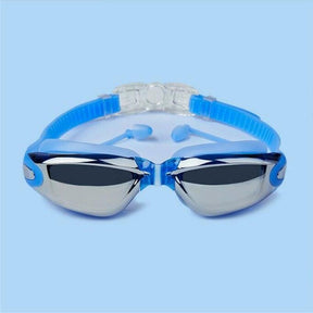 Best Adult Swimming Goggles - Swimming Goggles Water Glasses, No Leaking, Anti Fog, UV Protection Free Storage Case, Nose Clip