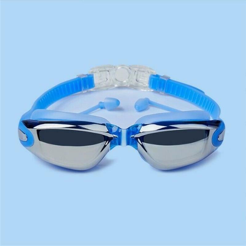 Best Adult Swimming Goggles - Swimming Goggles Water Glasses, No Leaking, Anti Fog, UV Protection Free Storage Case, Nose Clip