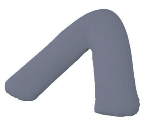 V Shaped Pillow Case Cover - Anti Allergy Triangle Pillow for Nursing, Maternity & Pregnancy – Extra Hollowfibre Cushioning to Supports Neck Head