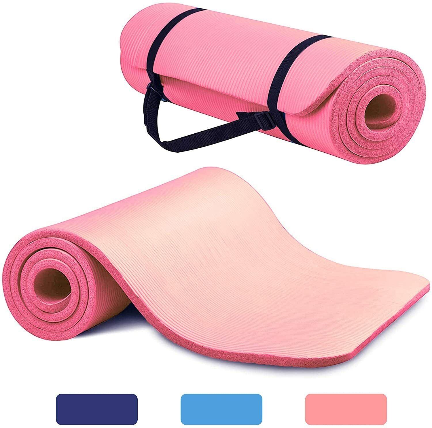 Yoga Mat For Exercise Gym Fitness - TPE Gymnastics Mat, Training Mat, Non-Slip Pilates Mat, Yoga Fitness Mat, Eco friendly Yoga mat for fitness Gym